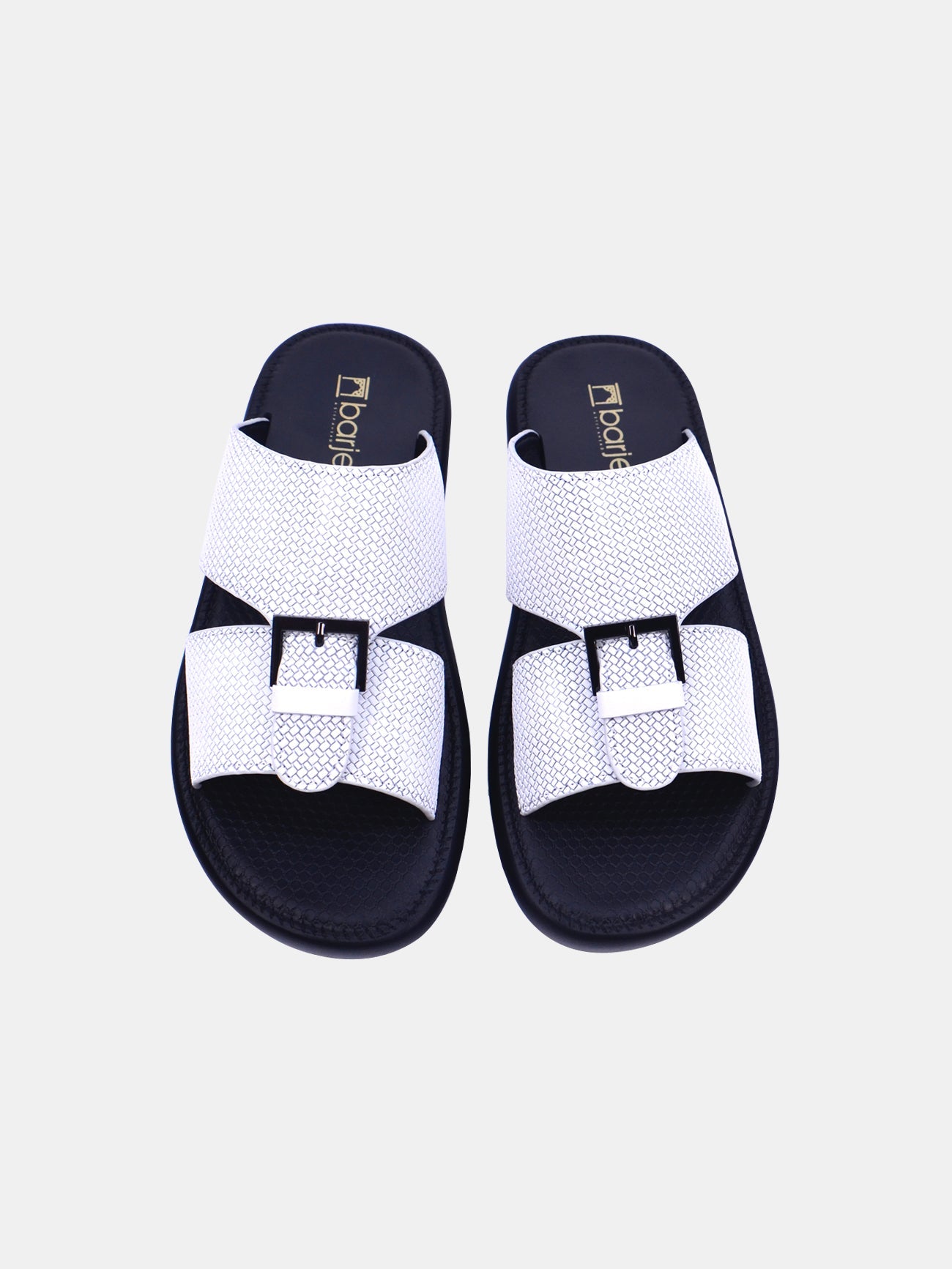 Barjeel Uno 29653-07 Men's Sandals #color_White