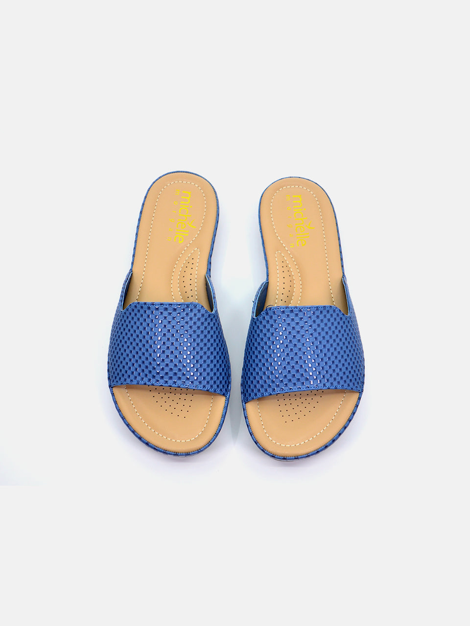 Michelle Morgan 114RC671 Women's Flat Sandals #color_Blue