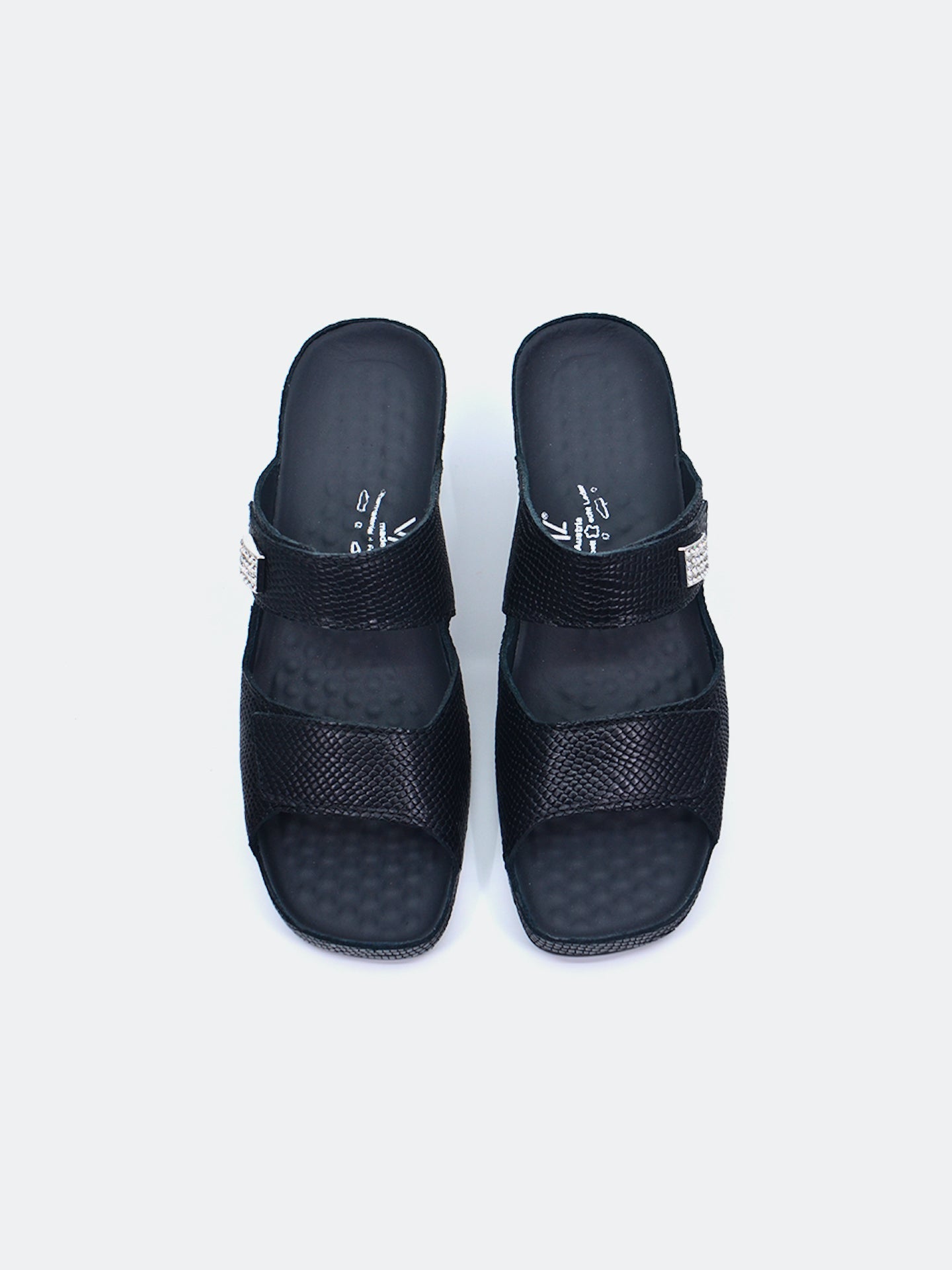 Vital 0501AS Women's Heeled Sandals #color_Black