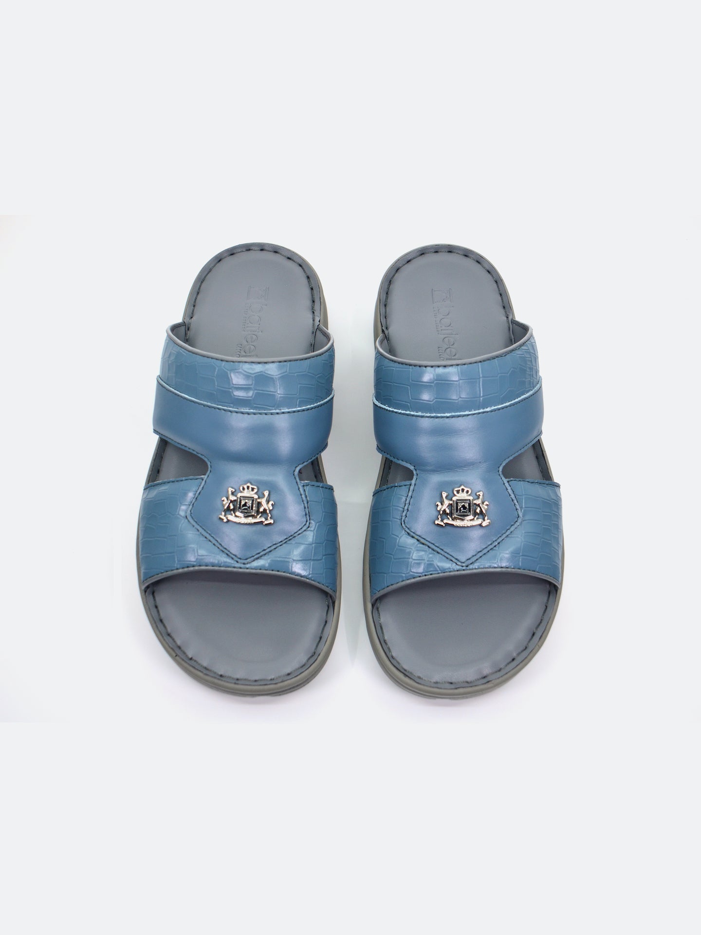 Barjeel Uno 29550-3 Men's Arabic Sandals #color_Gray