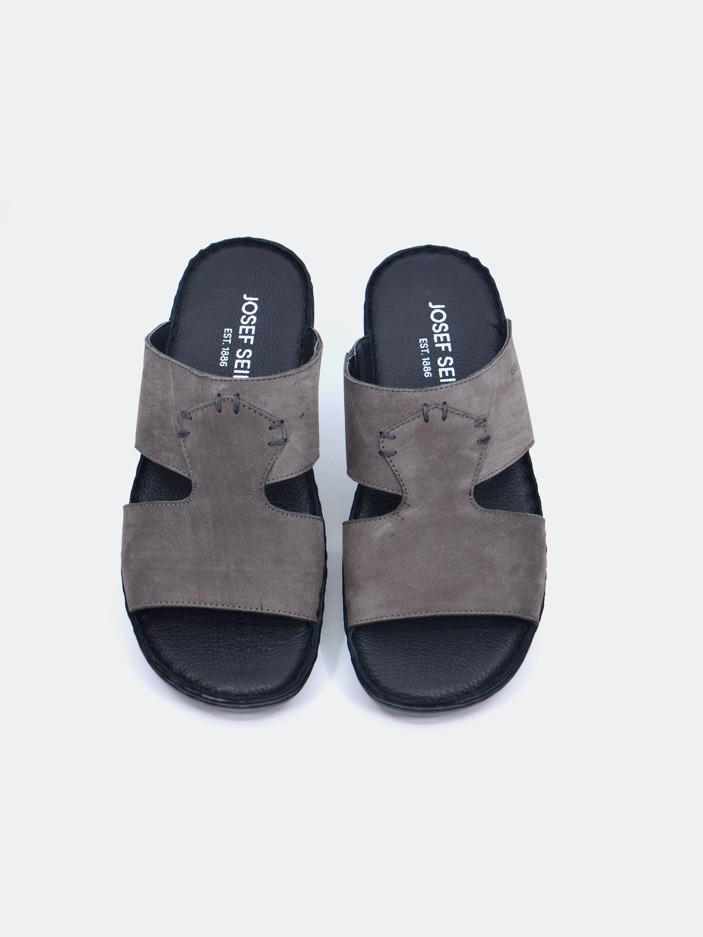 Josef Seibel Men's Slider Sandals #color_Gray