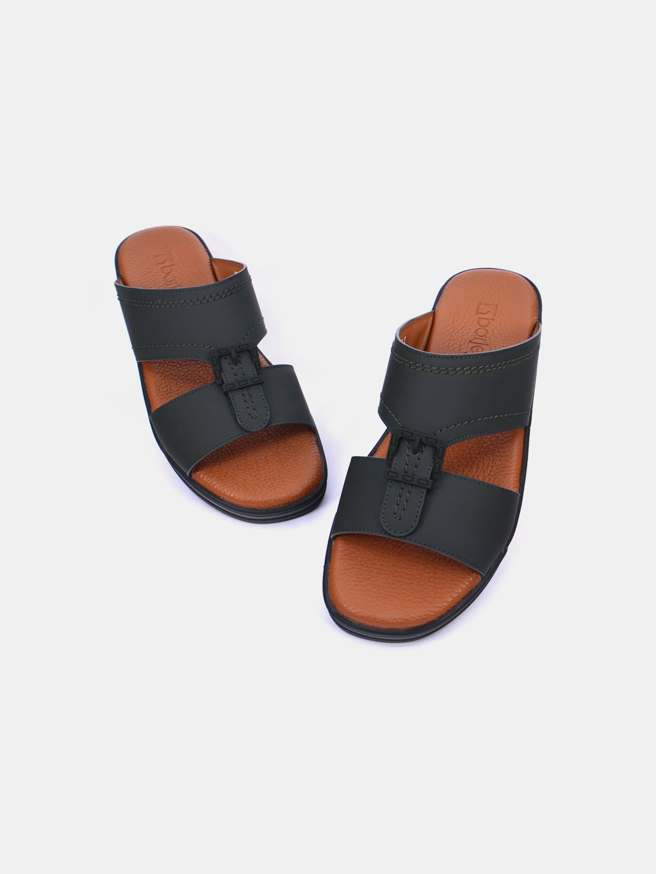 Barjeel Uno BJM 07 Men's Sandals #color_Green