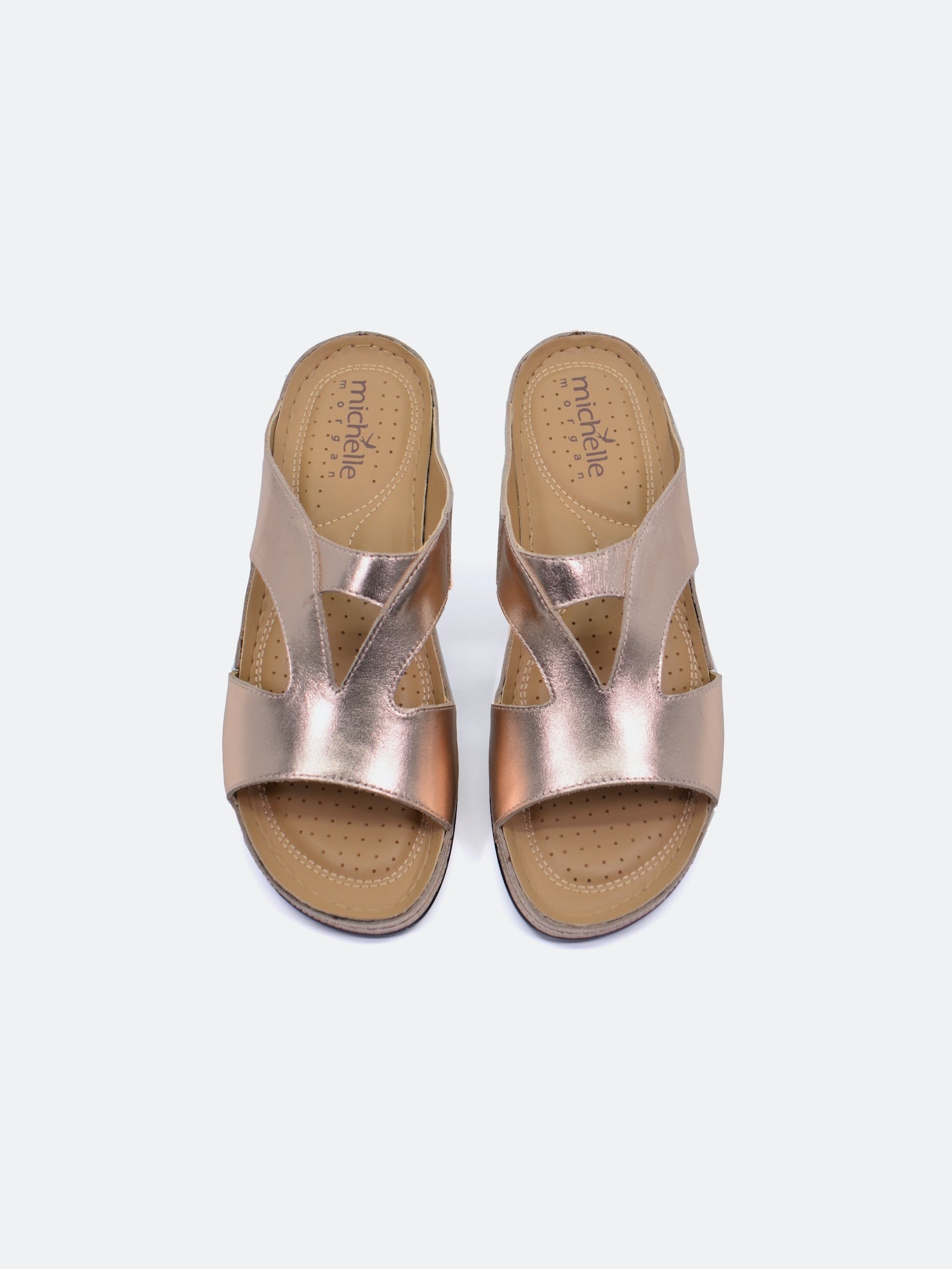 Michelle Morgan 88909-11 Women's Flat Sandals #color_Pink