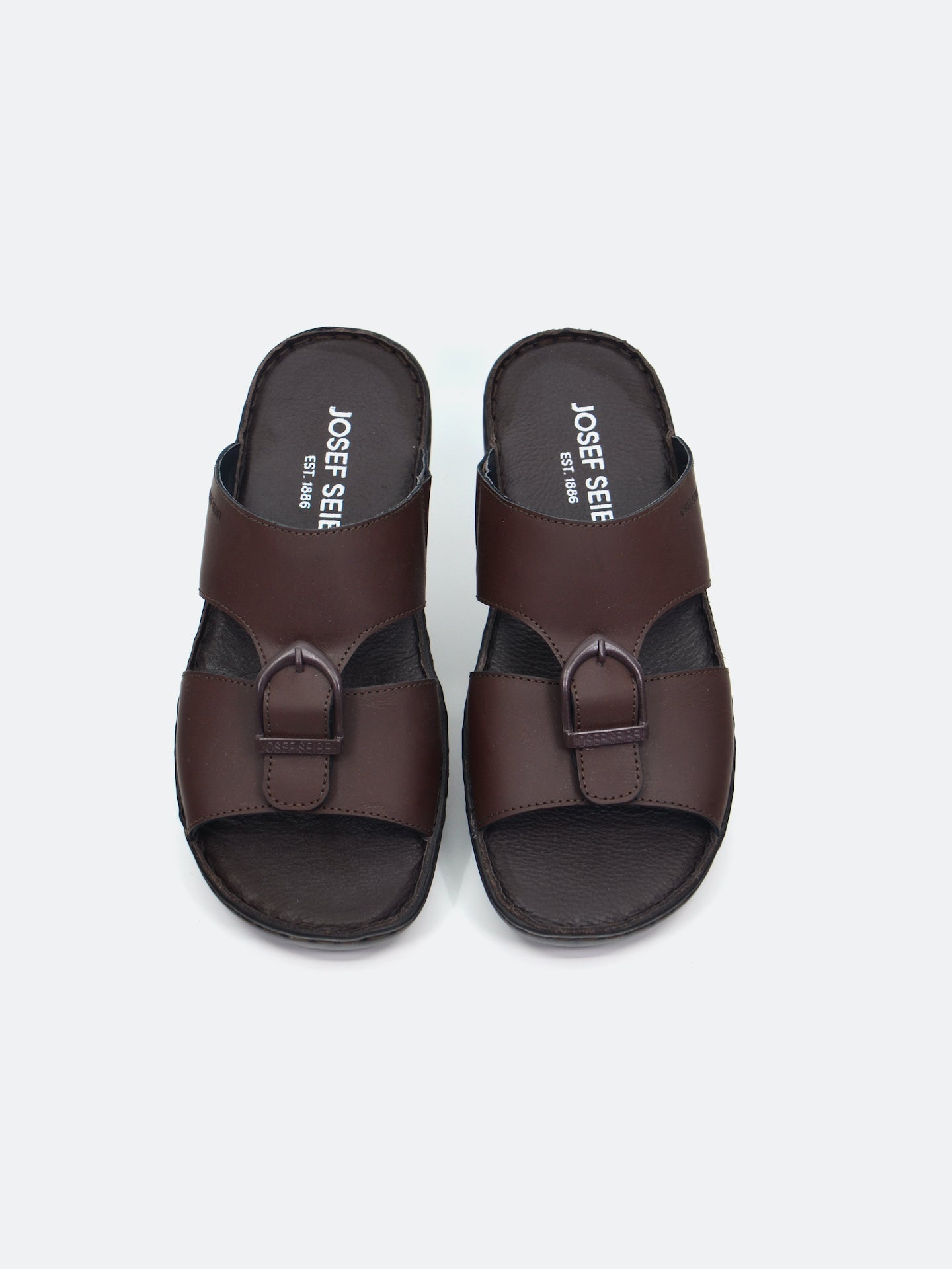 Josef Seibel Men's Slider Sandals #color_Brown
