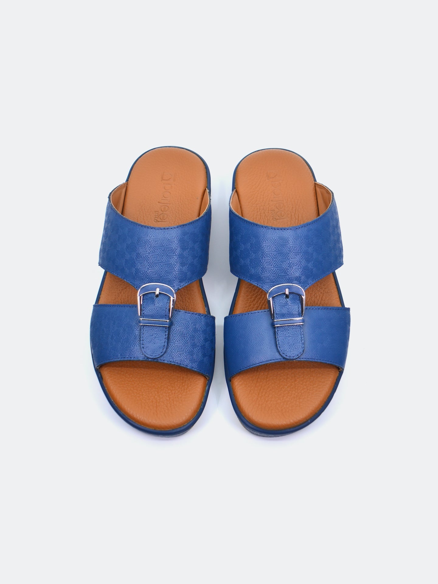 Barjeel Uno SP1-017 Men's Arabic Sandals #color_Navy
