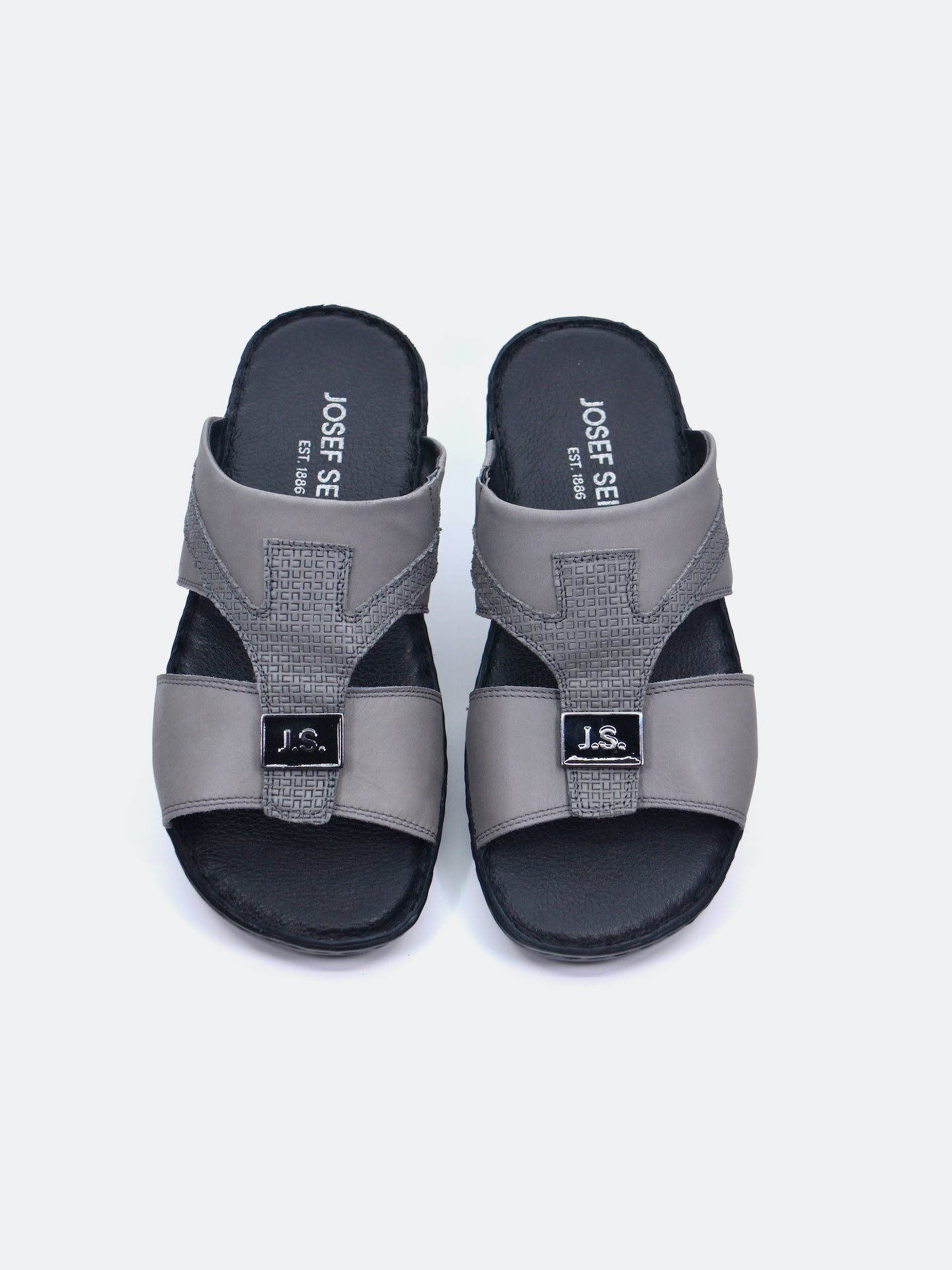 Josef Seibel Men's Slider Sandals #color_Gray