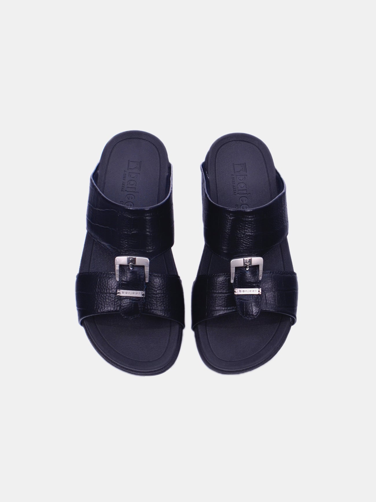 Barjeel Uno 20295 Men's Arabic Sandals #color_Black