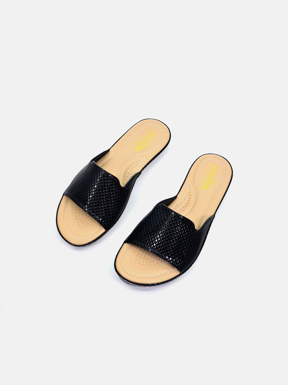 Michelle Morgan 114RC671 Women's Flat Sandals #color_Black