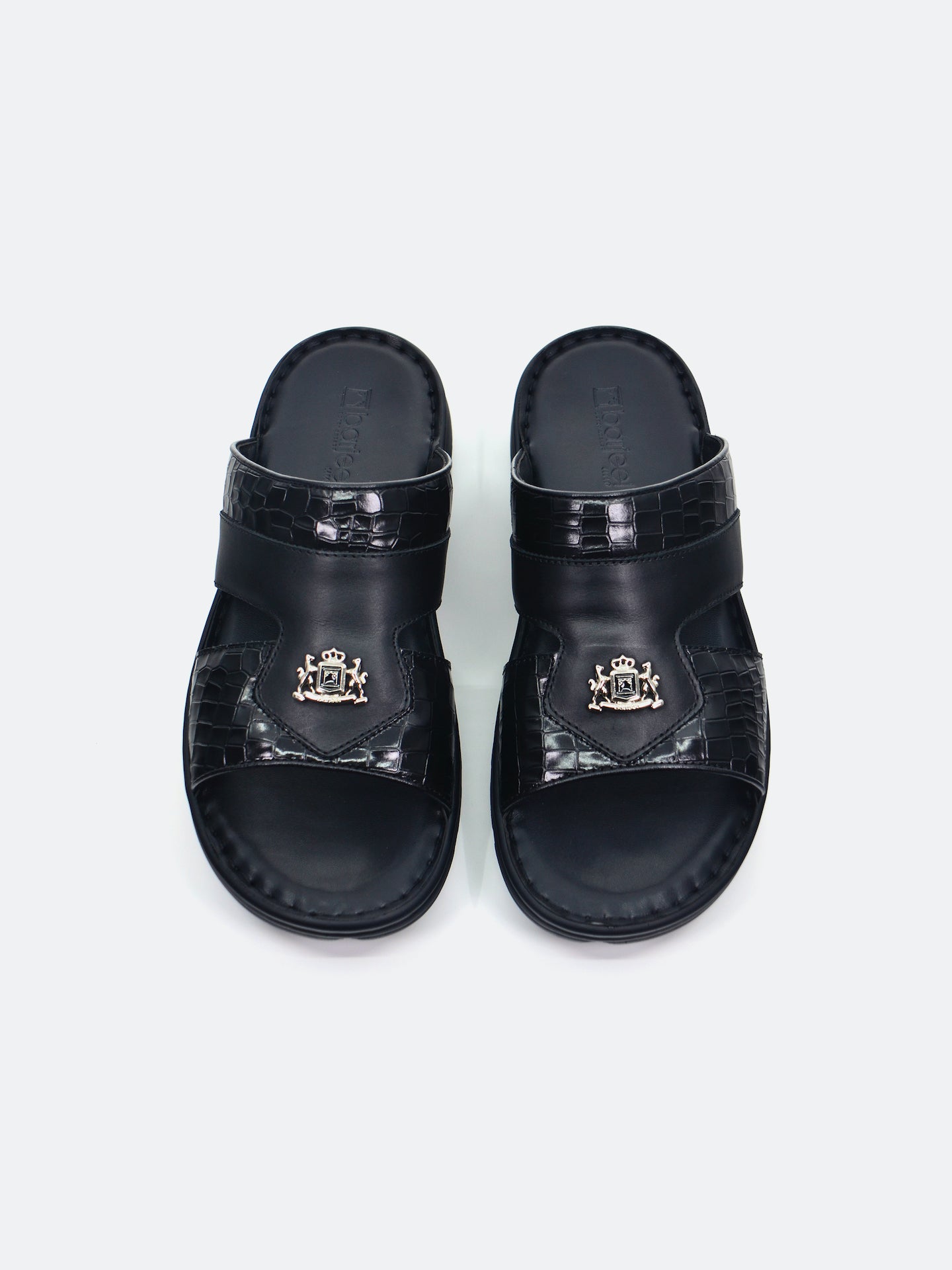 Barjeel Uno 29550-3 Men's Arabic Sandals #color_Black
