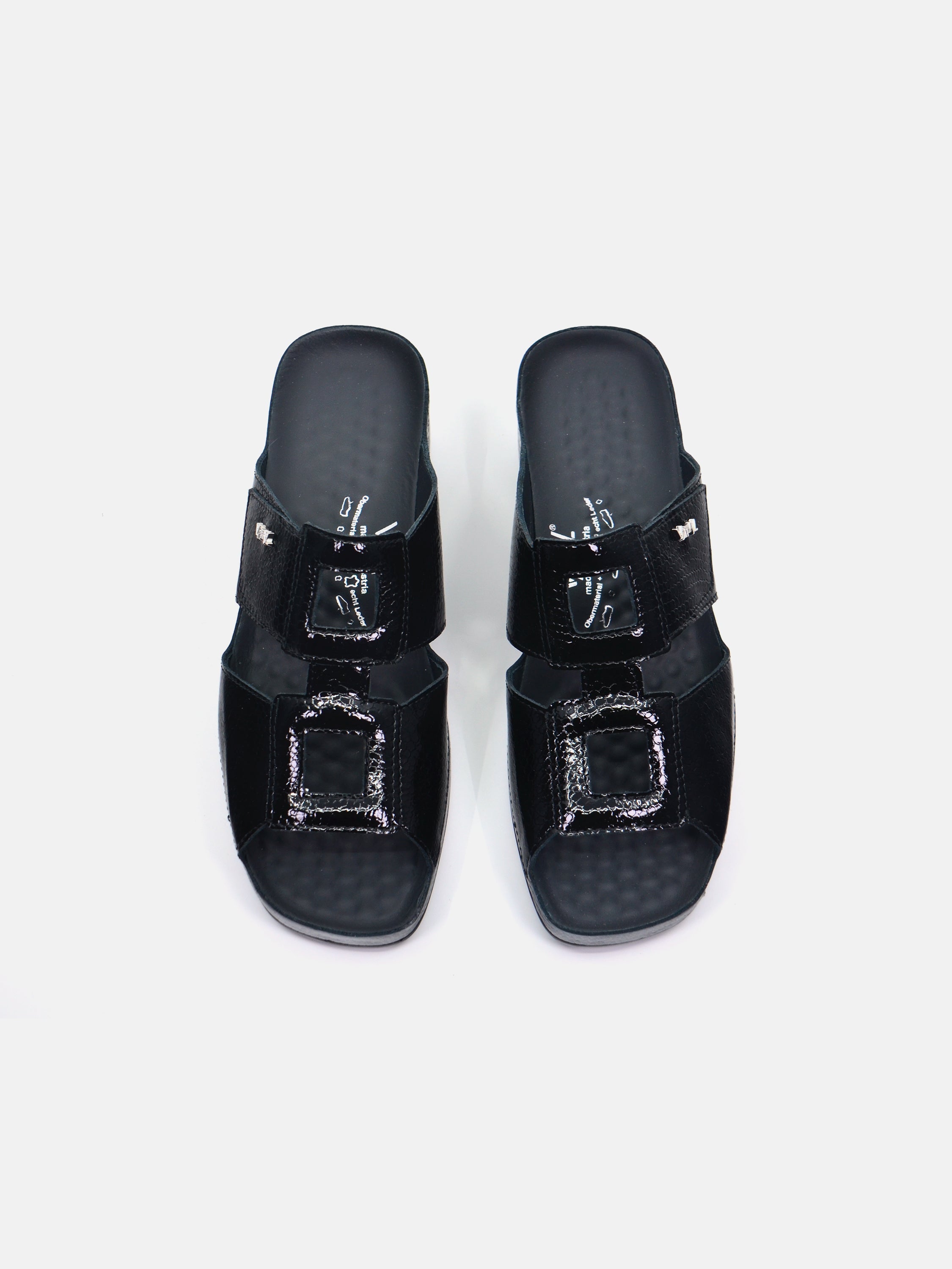 Vital 0813AS Women's Slider Sandals #color_Black