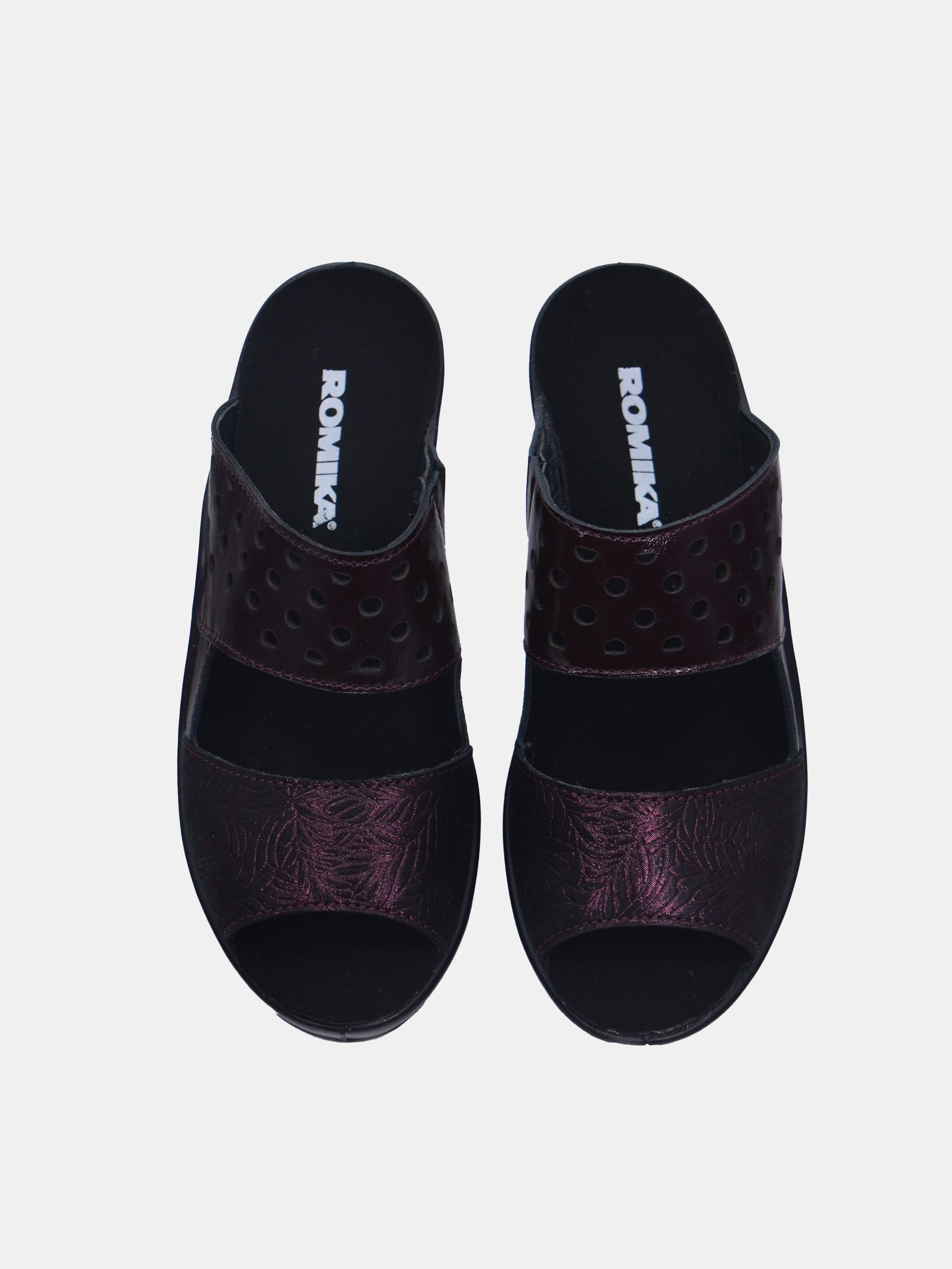 Romika 27154 Women's Heeled Sandals #color_Black