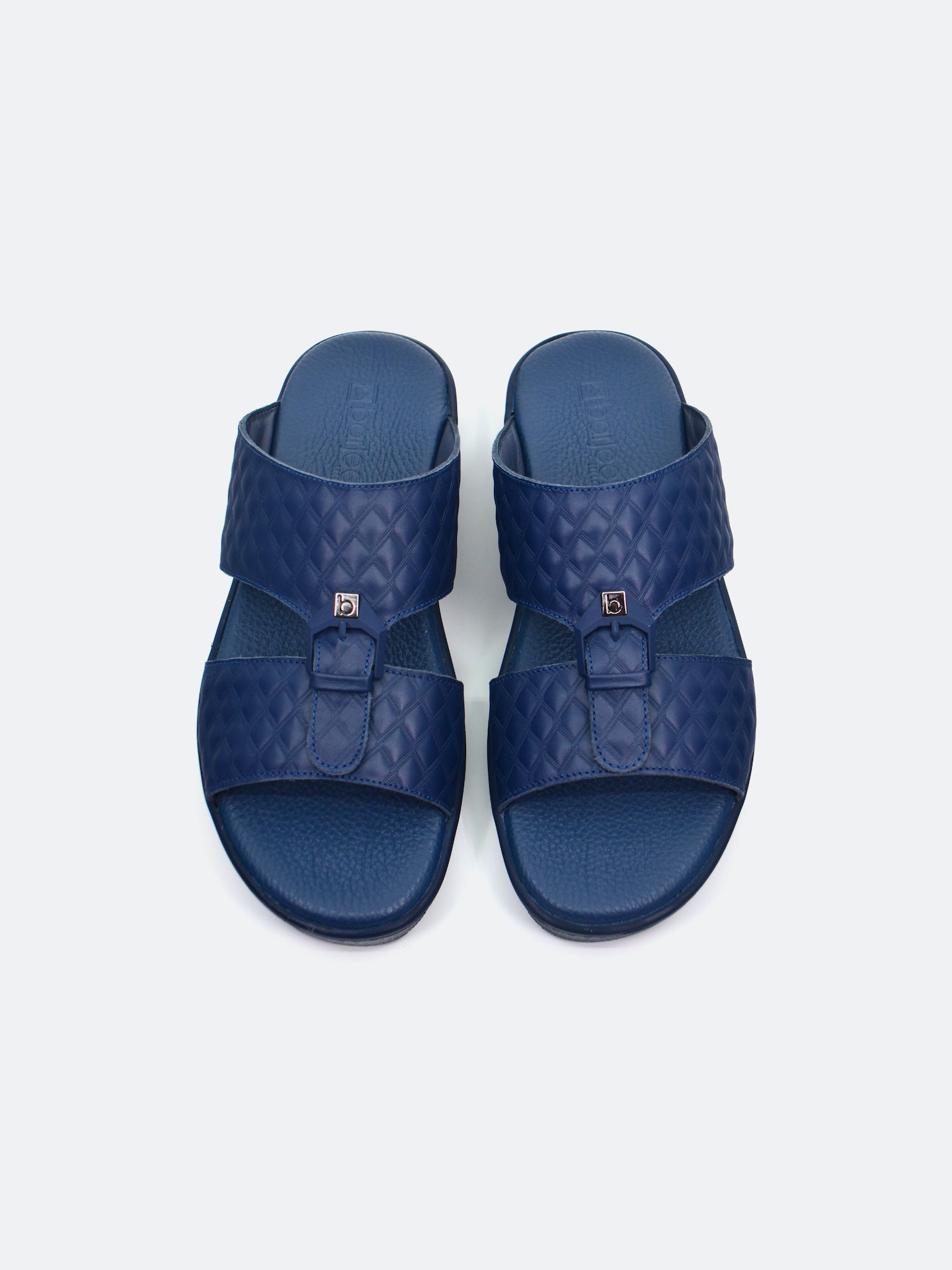 Barjeel Uno B-09 Boys Arabic Sandals #color_Navy