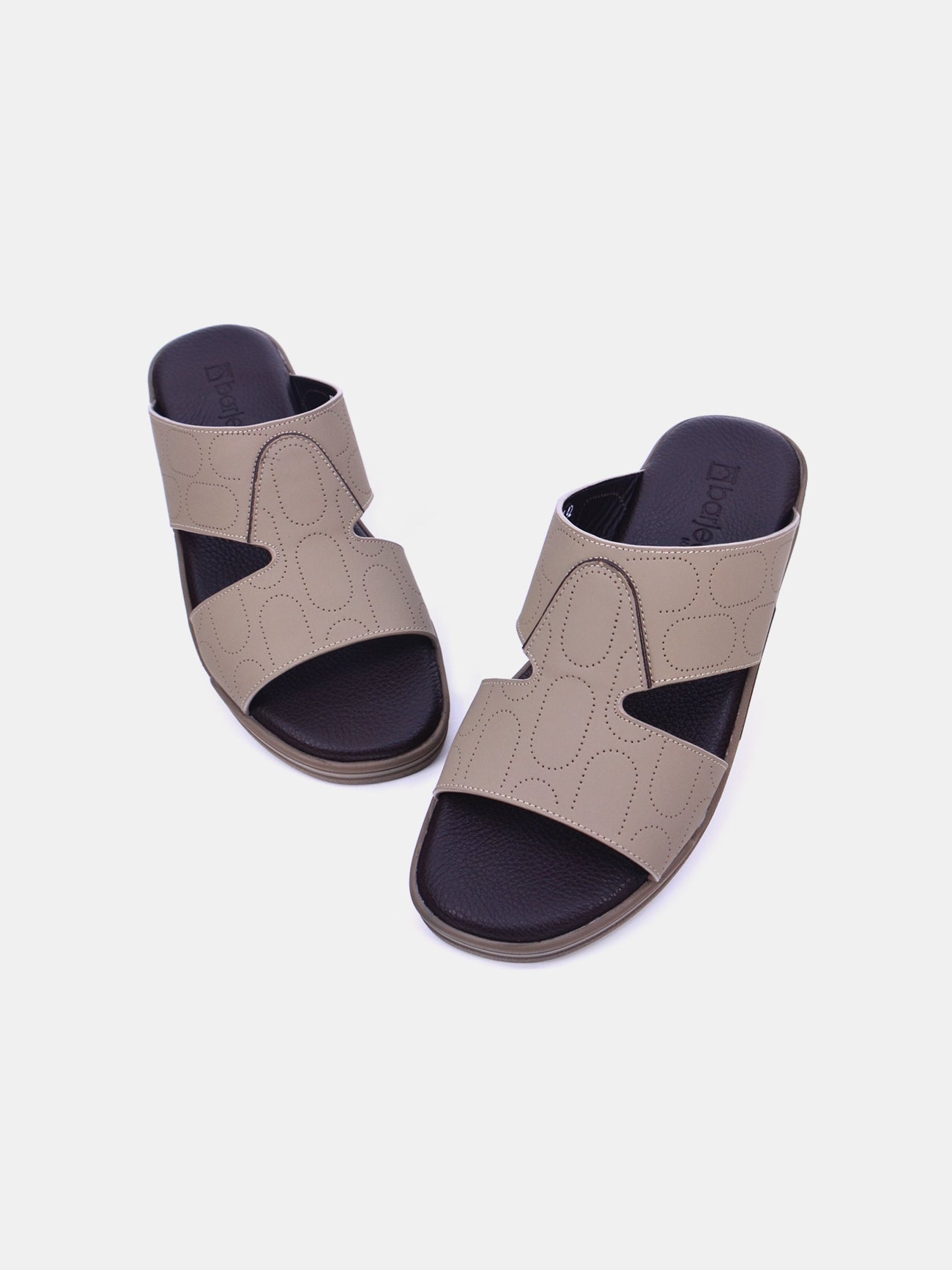 Barjeel Uno BJM 08 Men's Sandals #color_Beige