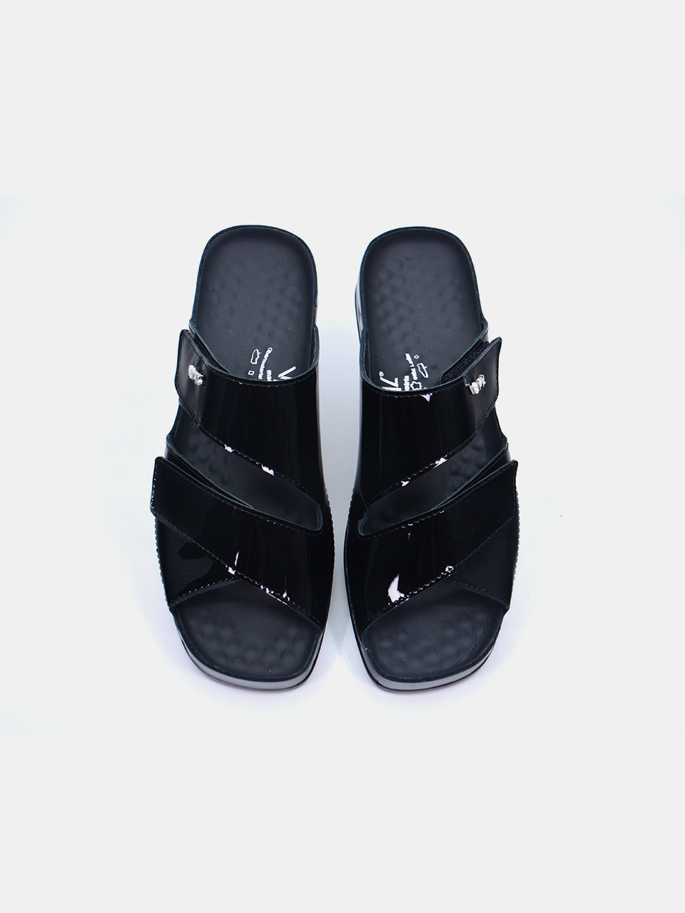 Vital Women's Flat Sandals #color_Black