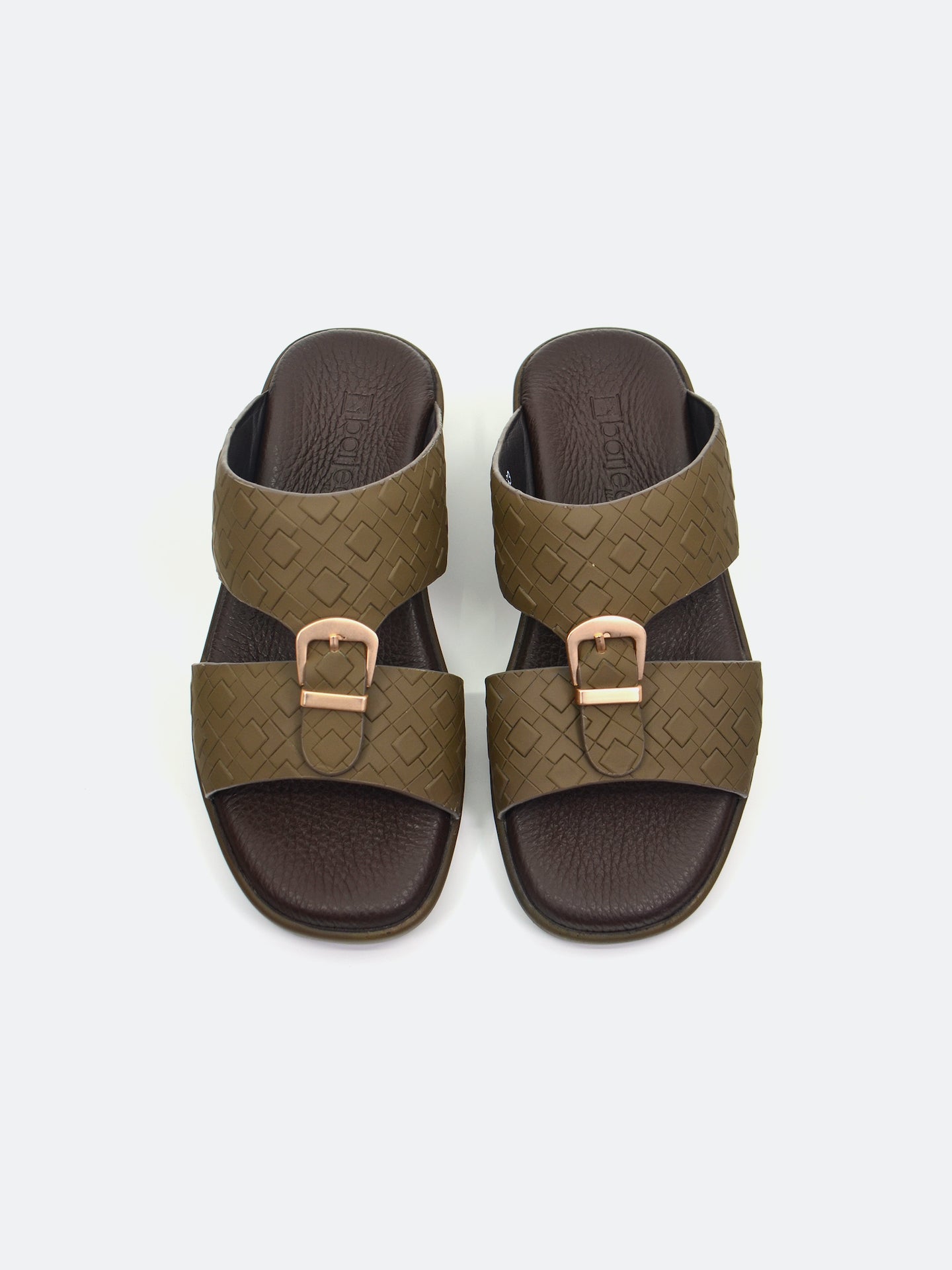 Barjeel Uno SP1-030 Boys Arabic Sandals #color_Green