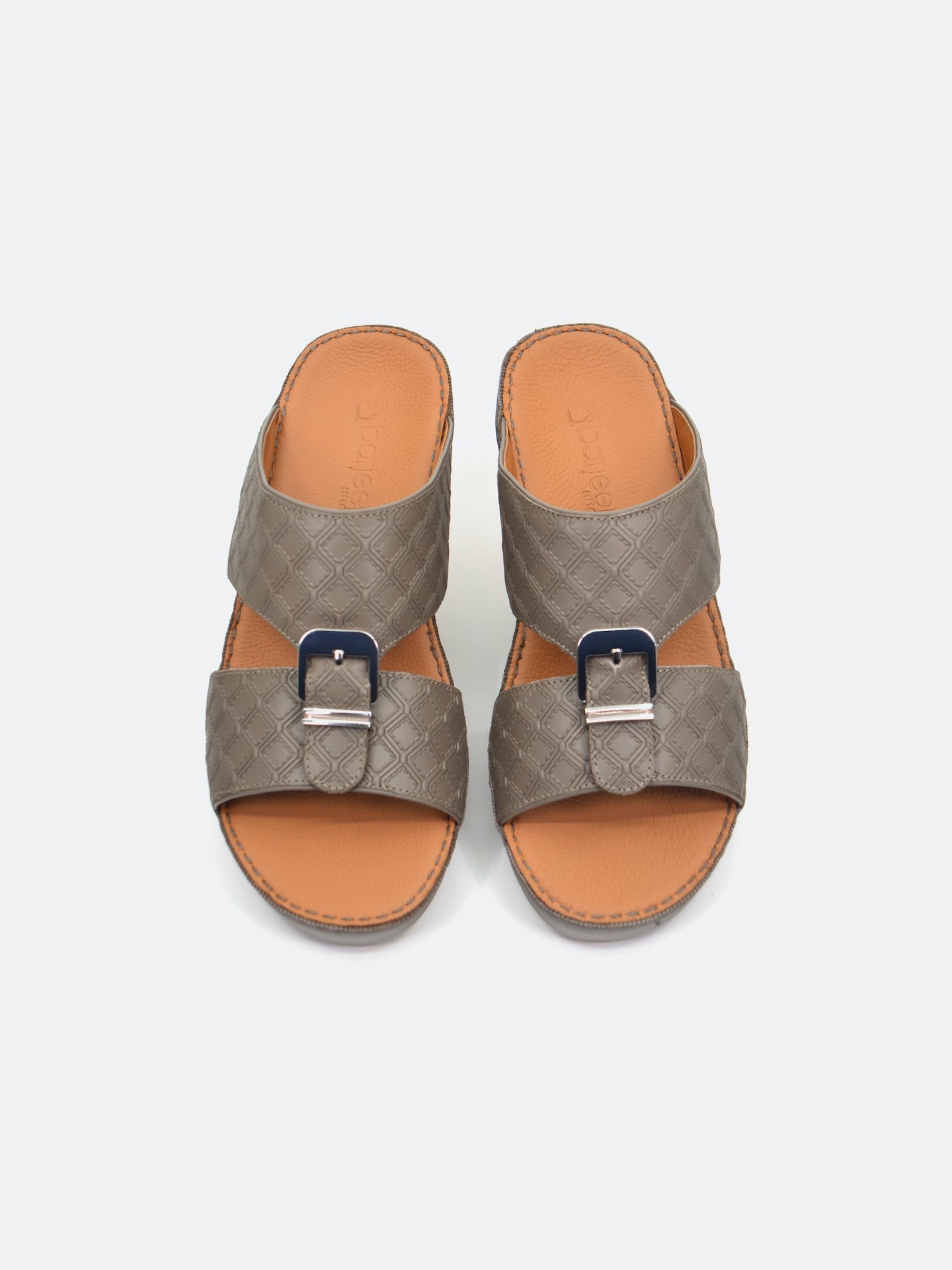 Barjeel Uno B-11 Boys Arabic Sandals #color_Beige