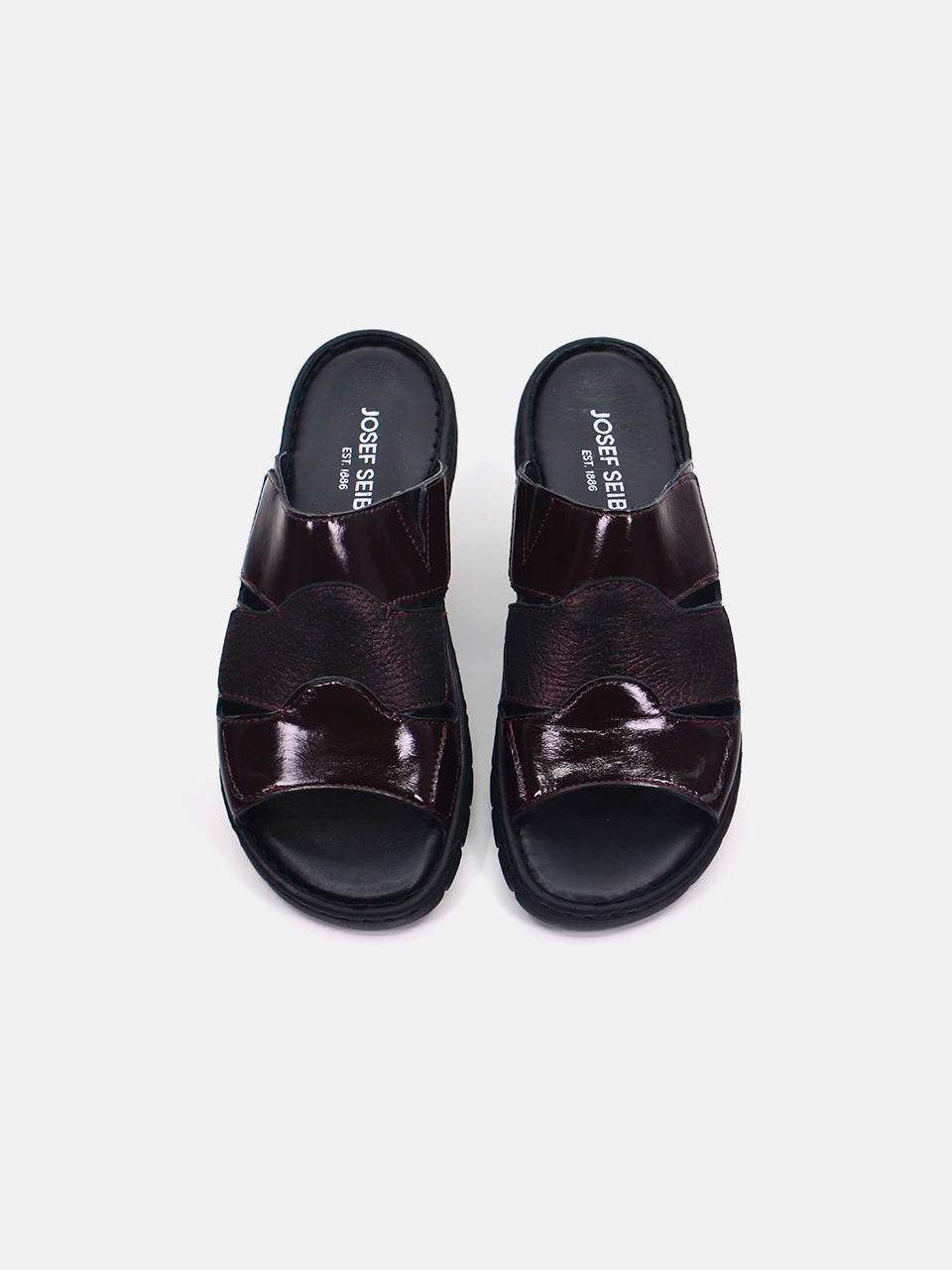 Josef Seibel Women's Slider Sandals #color_Maroon