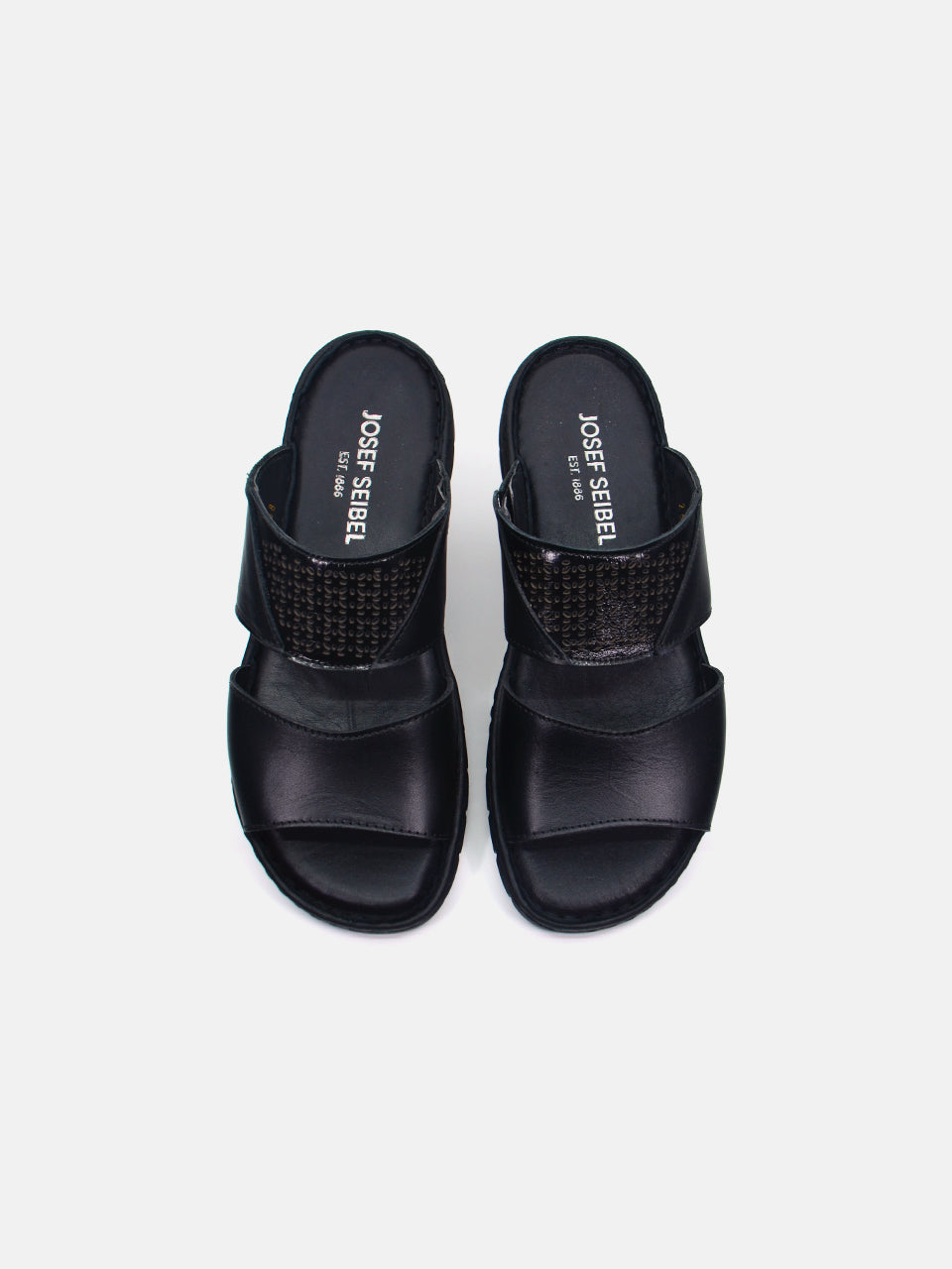 Josef Seibel Women's Slider Sandals #color_Black
