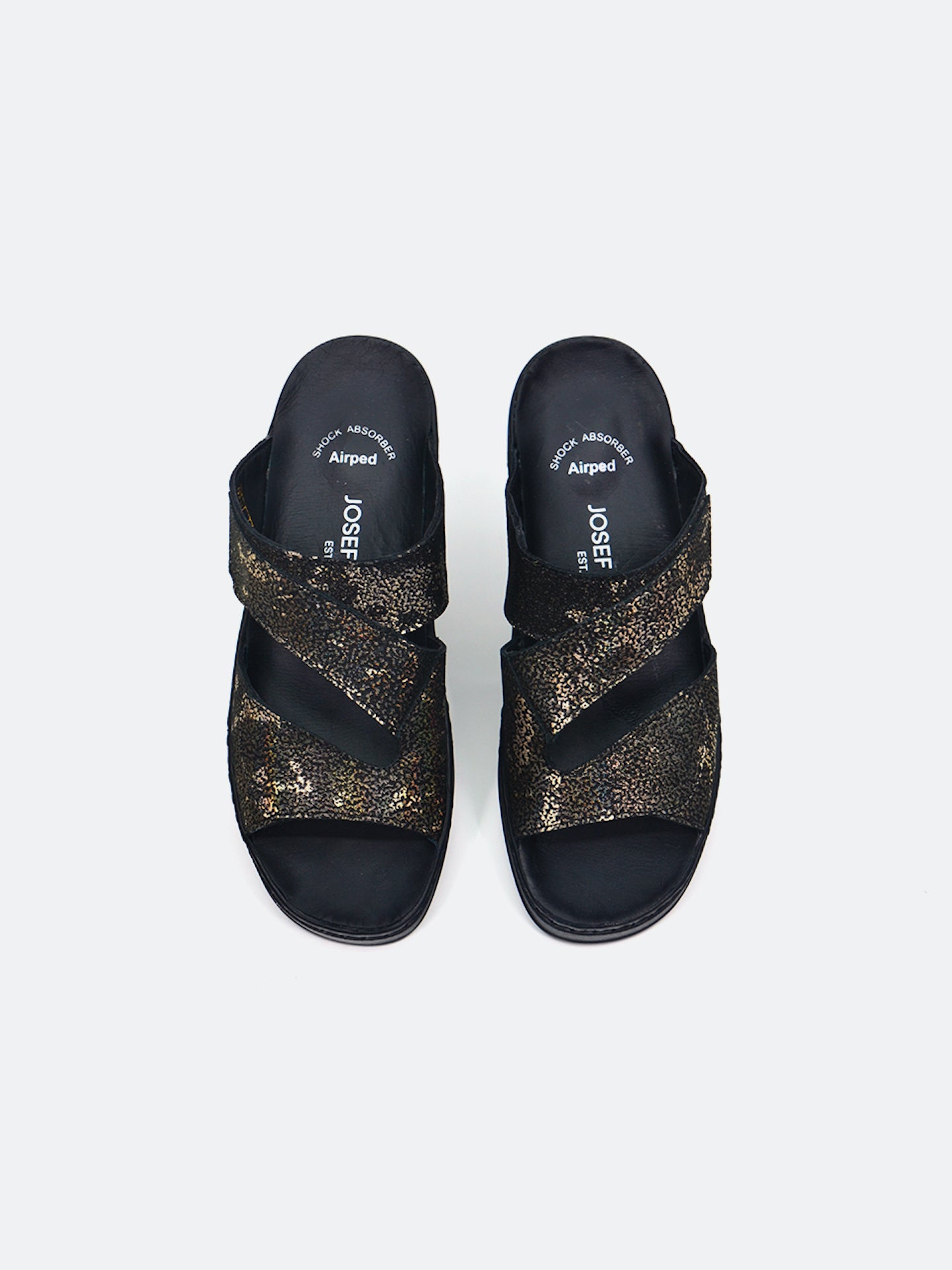 Josef Seibel Women's Flat Sandals #color_Black