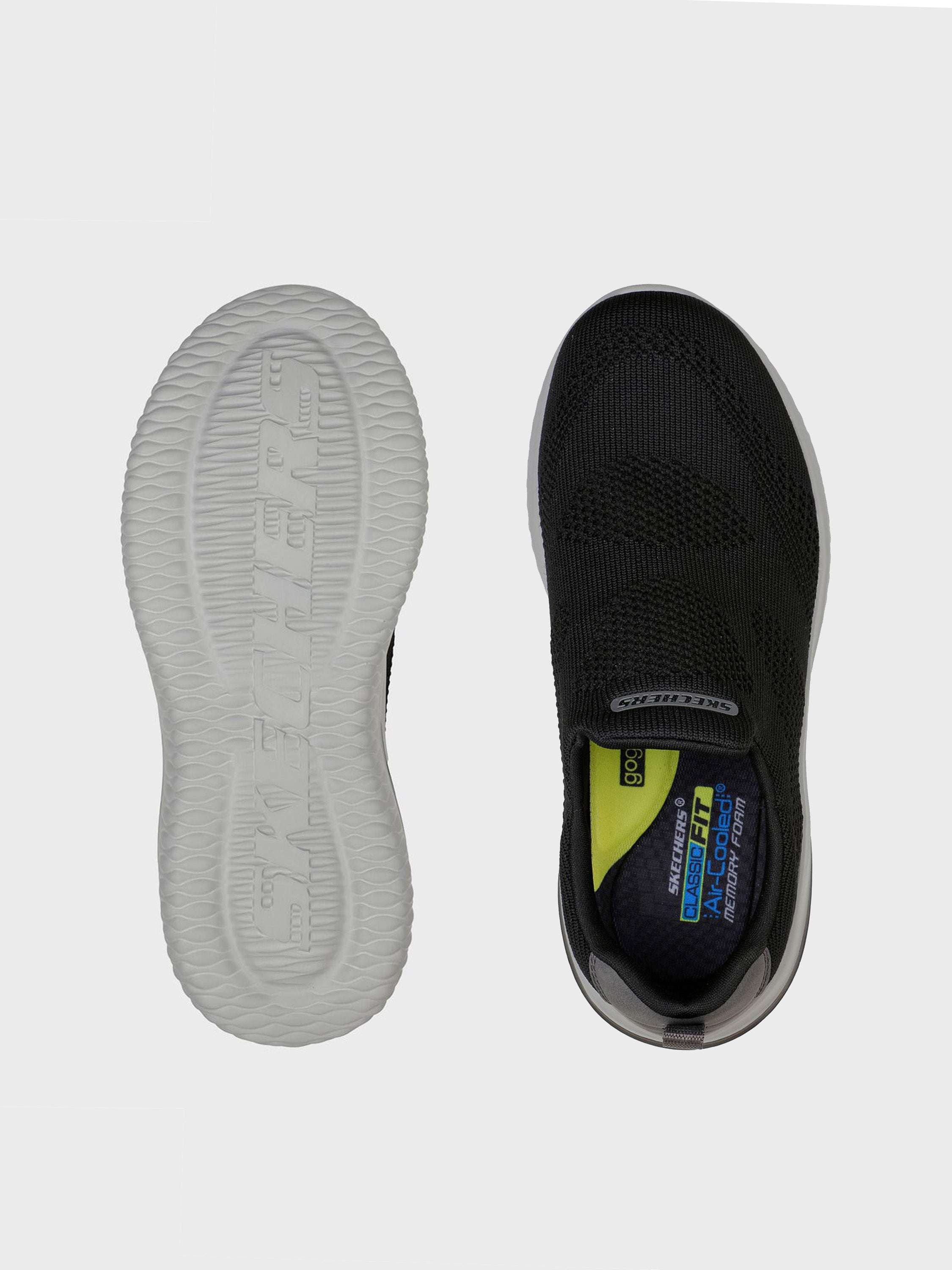 Skechers Men's Delson 3.0 - Fairfield Trainers #color_Black