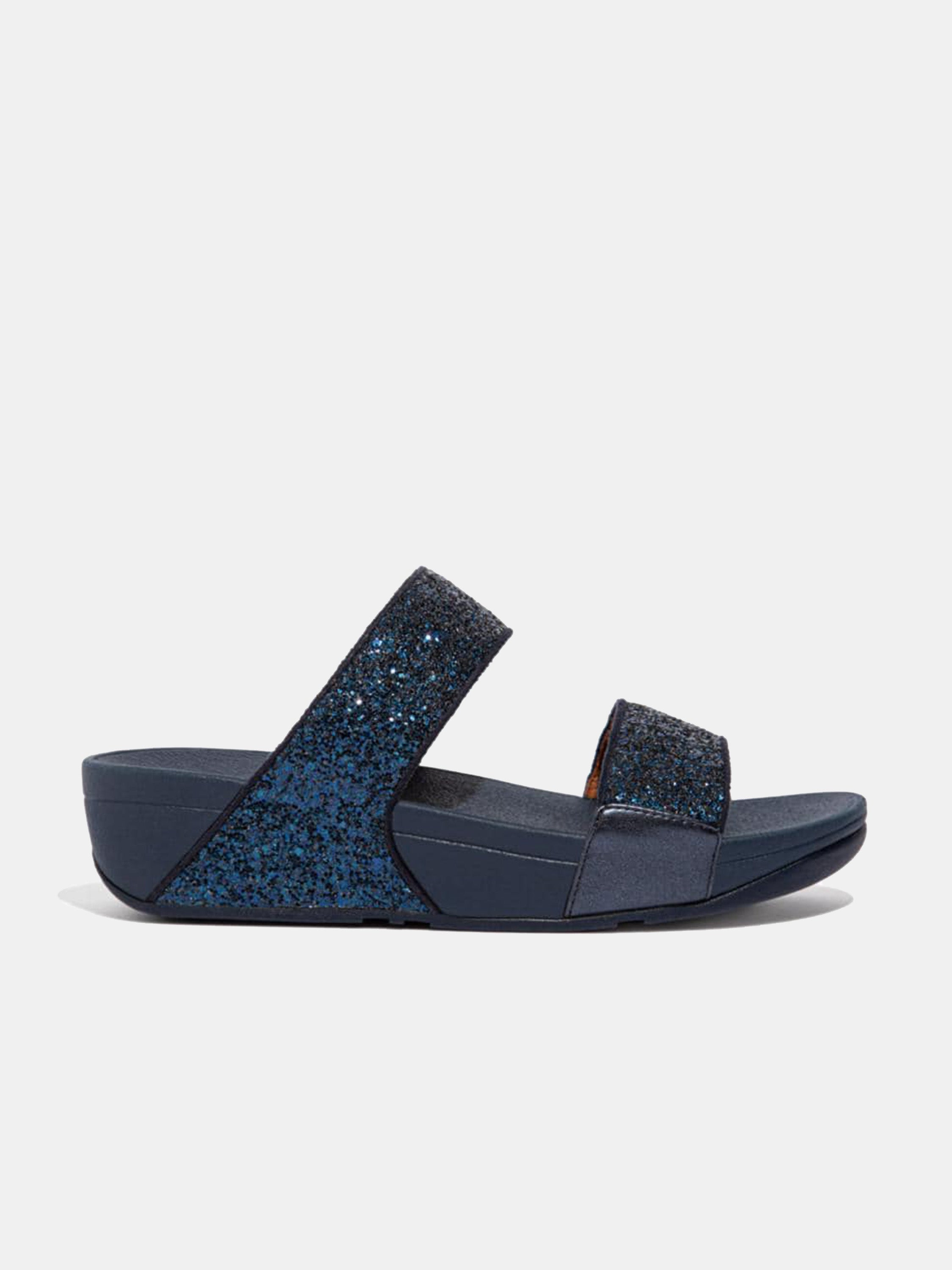 FitFlop Lulu Women's Glitter Slides #color_Navy