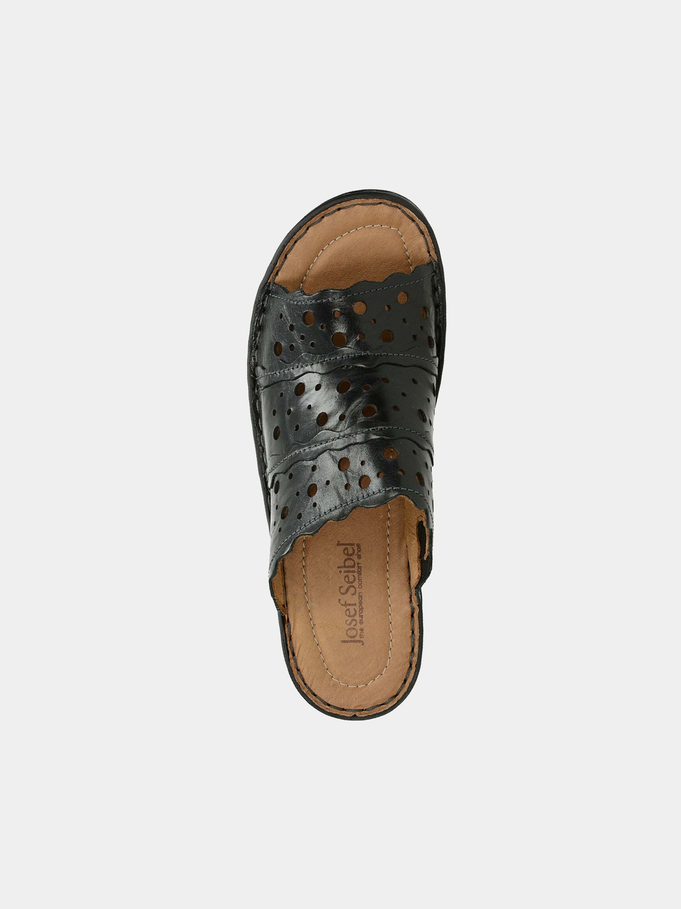 Josef Seibel Women's Catalonia 43 Sandals #color_Black