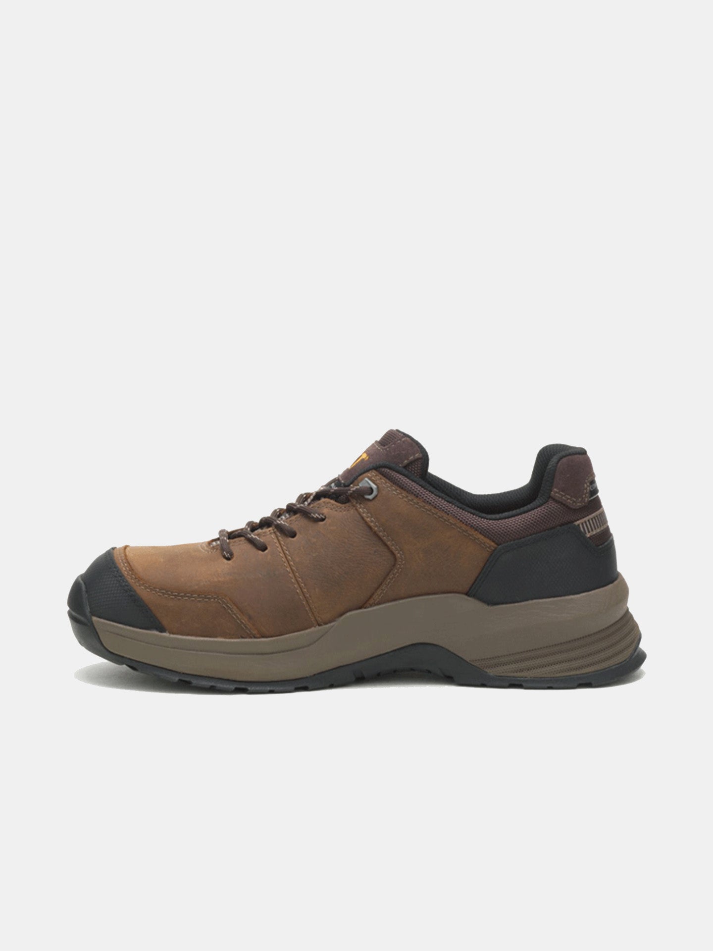 Caterpillar Men's Streamline 2.0 Leather Composite Toe Work Shoe #color_Brown