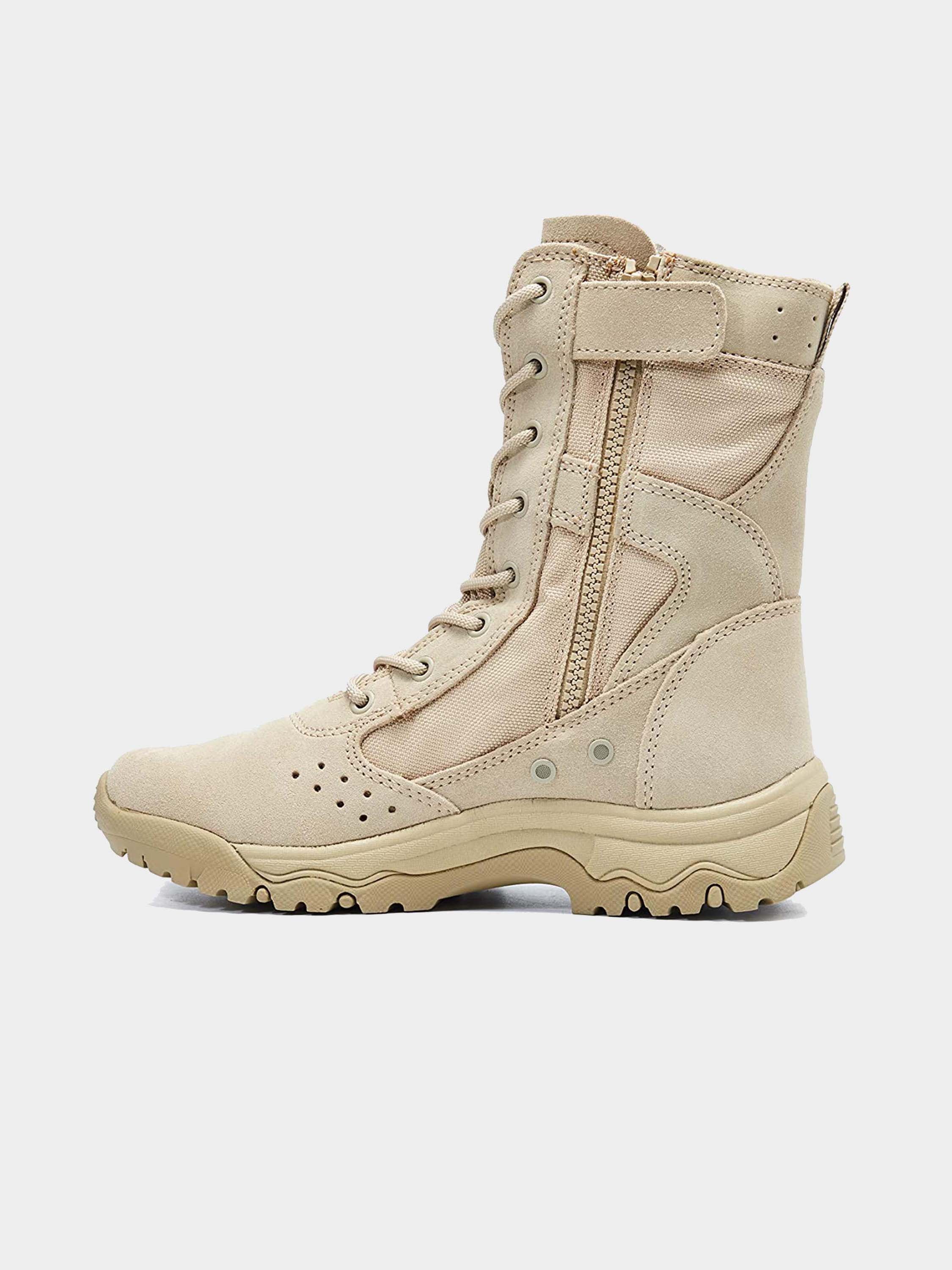 Hanagal Women's Thor Military Desert Boots #color_Beige