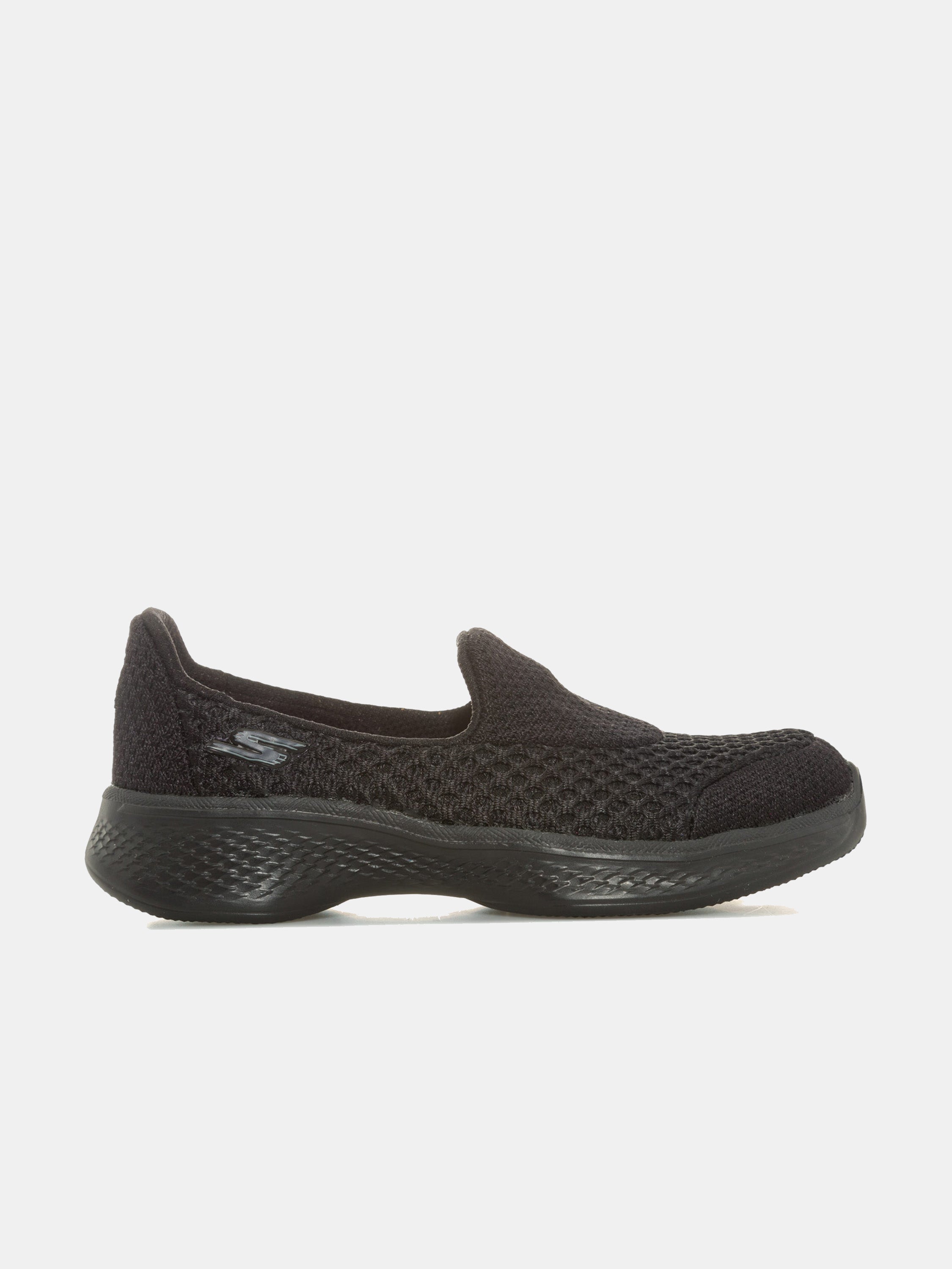 Skechers Girls Go Walk 4 - Kindle Slip On Shoes #color_Black