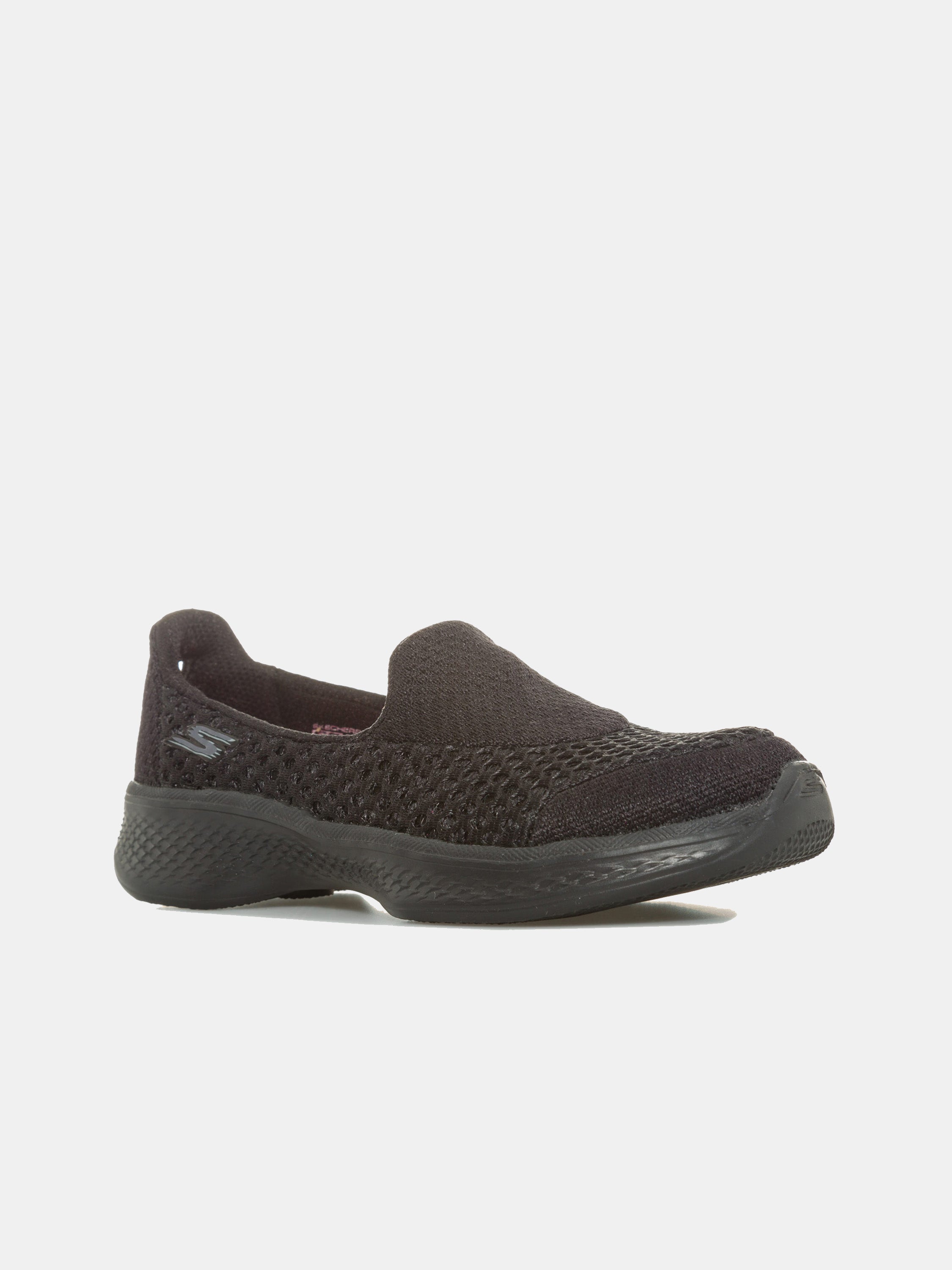 Skechers Girls Go Walk 4 - Kindle Slip On Shoes #color_Black
