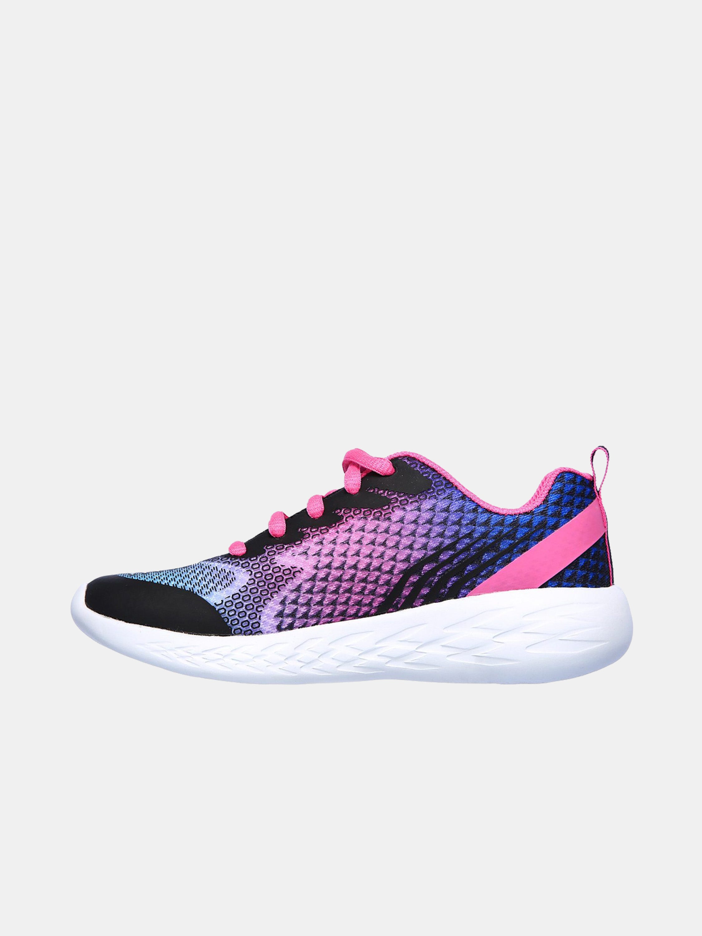 Skechers Girls GOrun 600 - Bright Sprints Trainers #color_Black