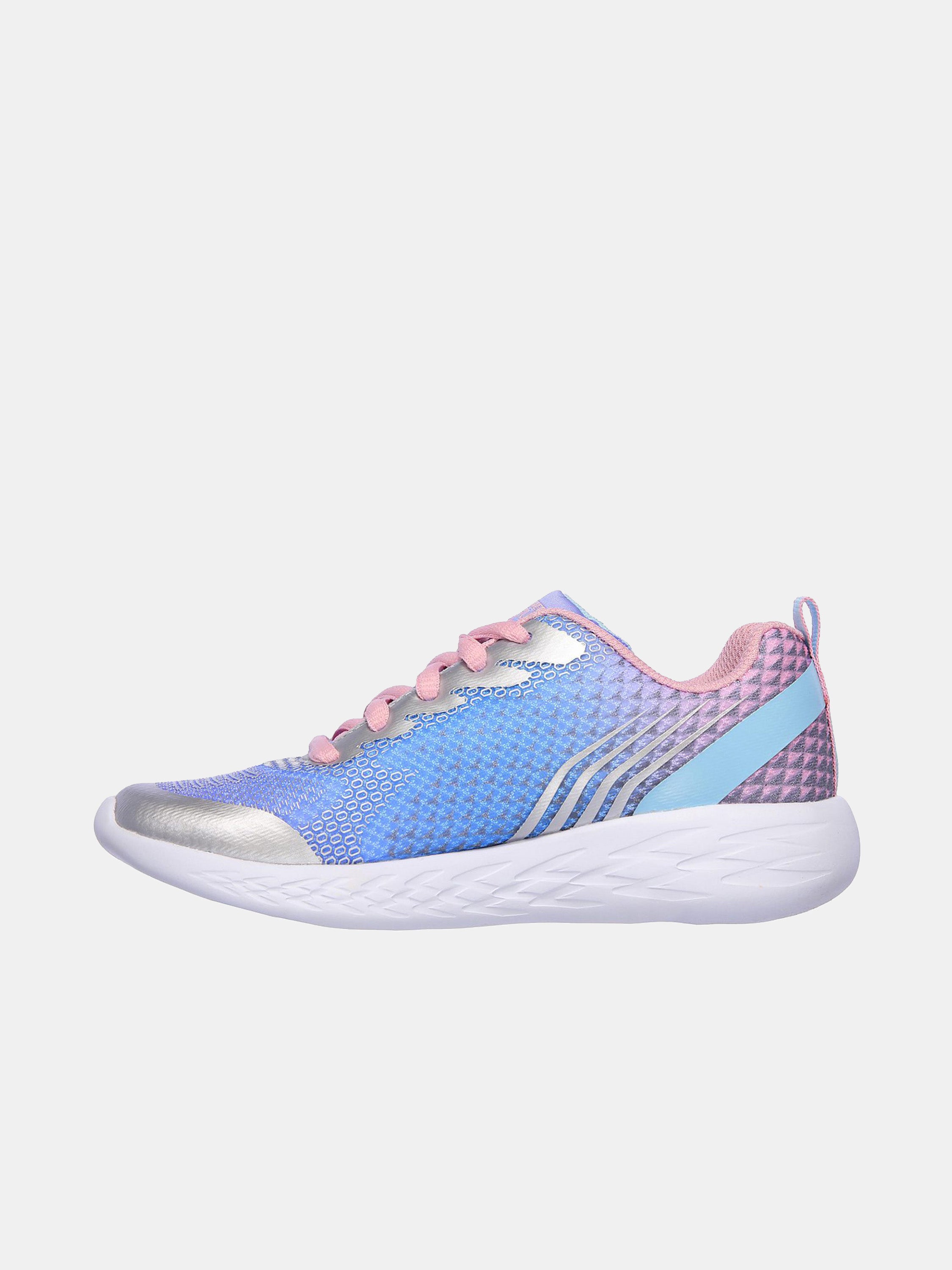 Skechers Girls GOrun 600 - Bright Sprints Trainers #color_Silver