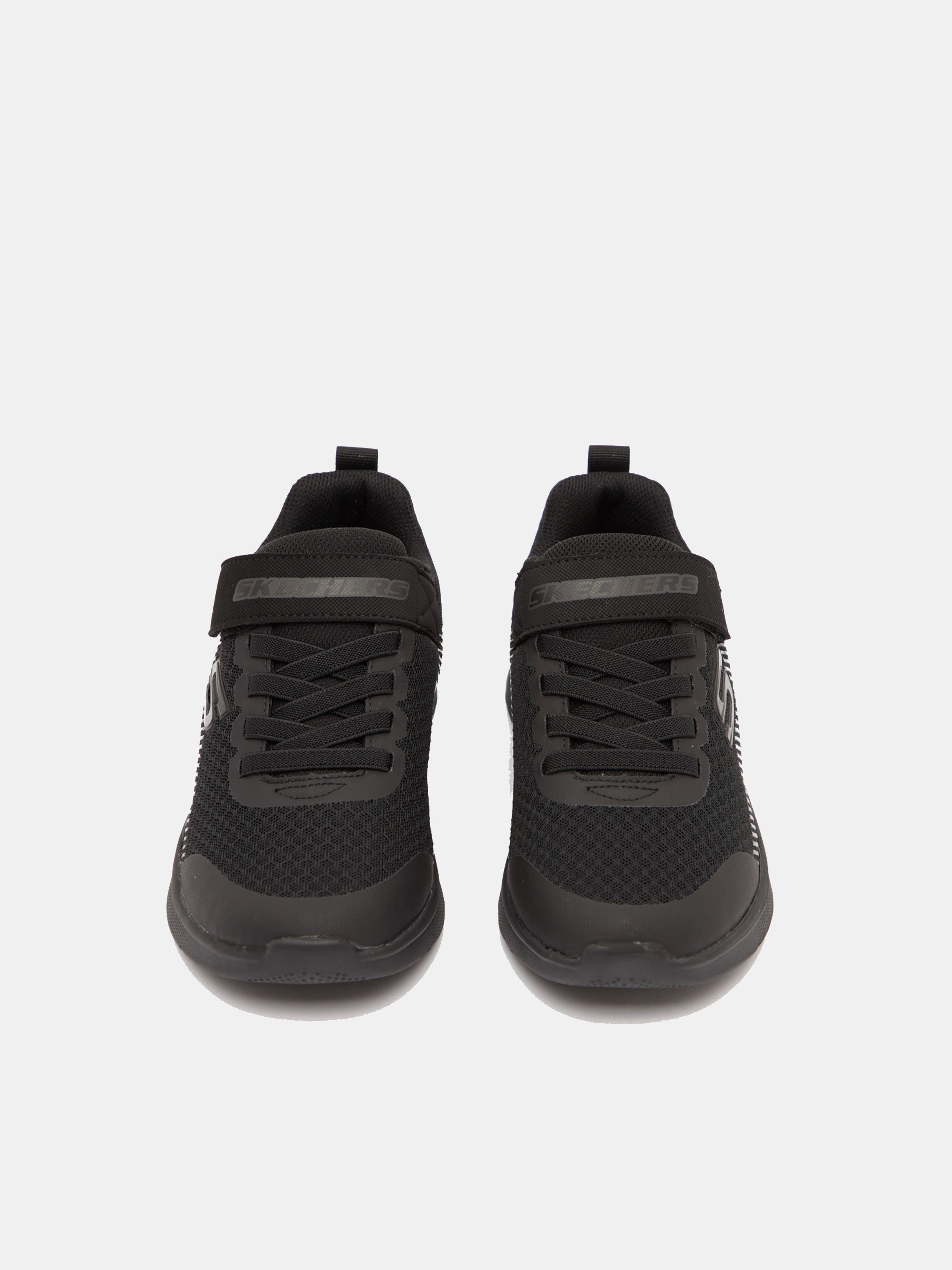 Skechers Boys Microspec - Gorza Shoes #color_Black