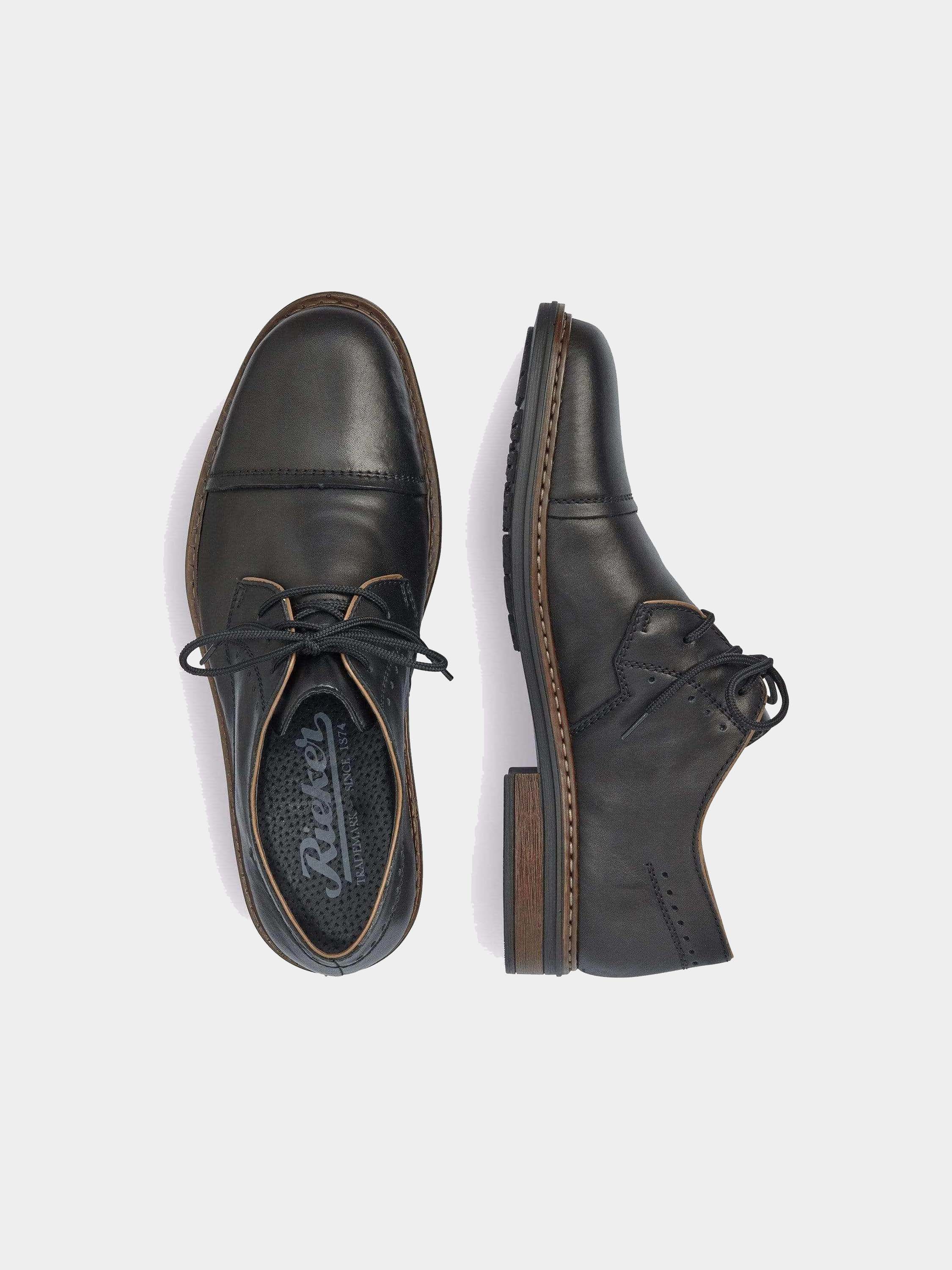 Rieker 17617 Men's Formal Shoes #color_Black