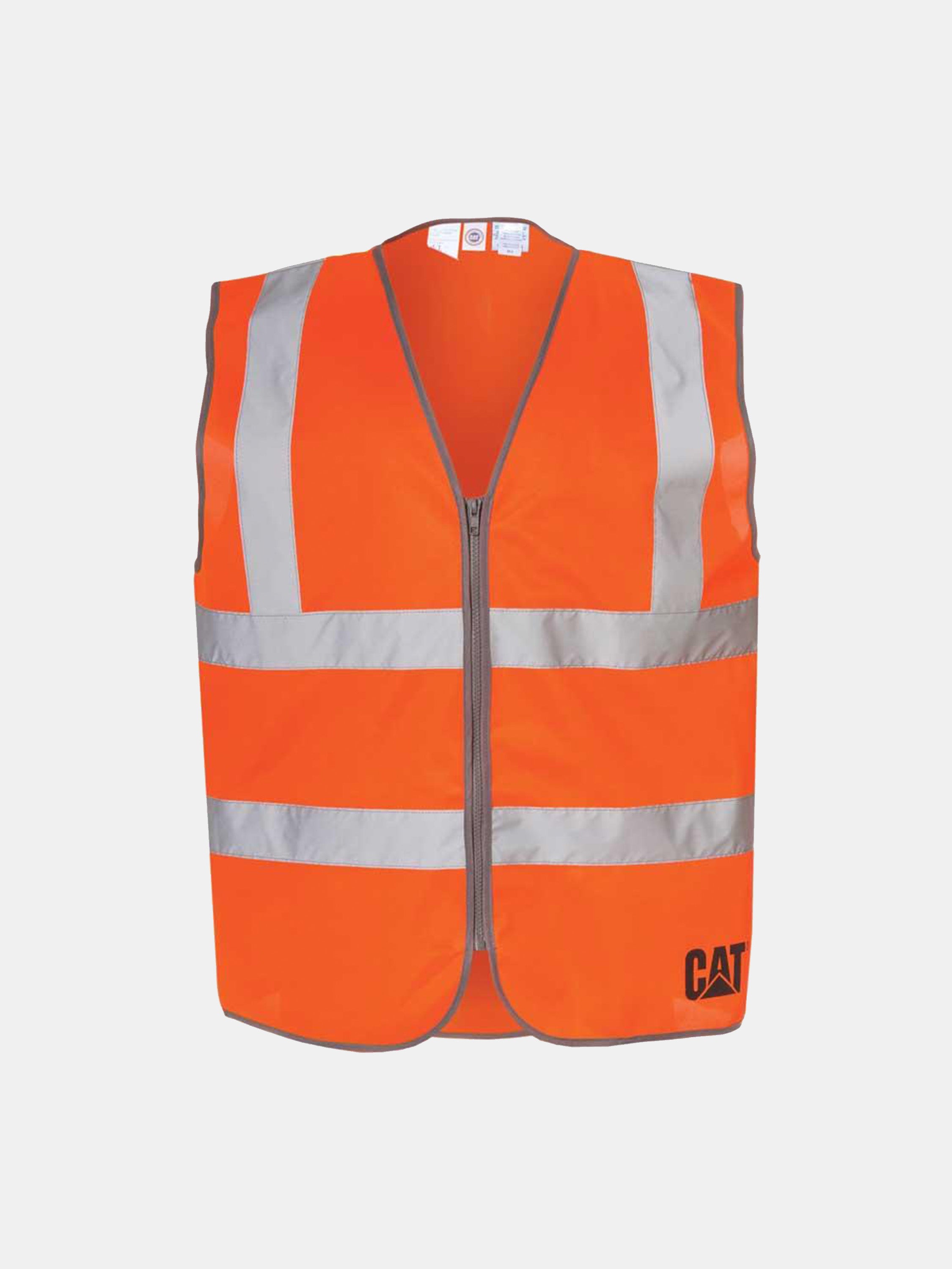 Caterpillar Hi Vis Zip Vest