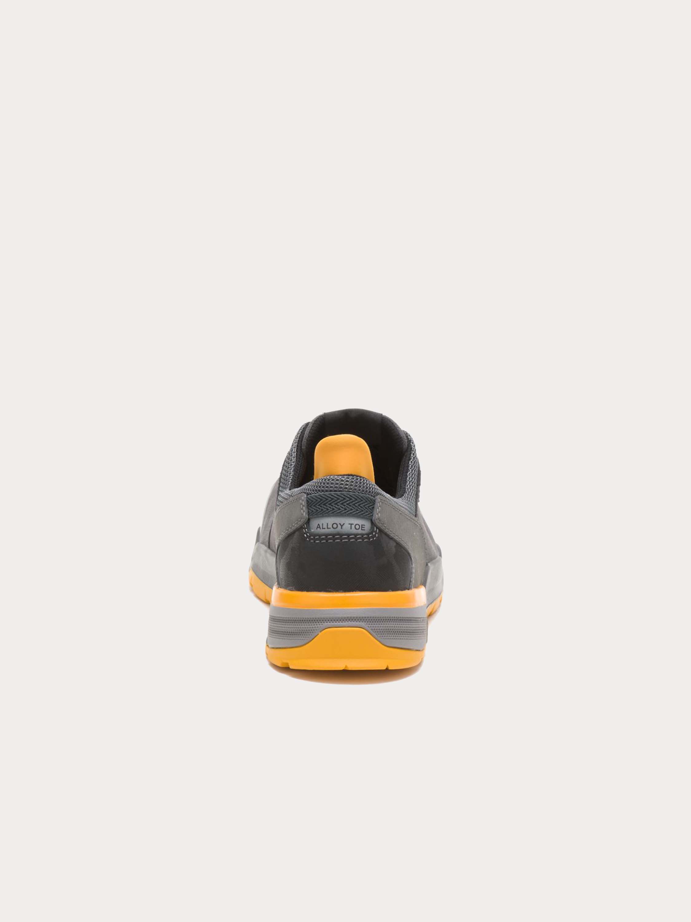 Caterpillar Men's Sprint Suede Alloy Toe CSA Safety Shoe #color_Gray