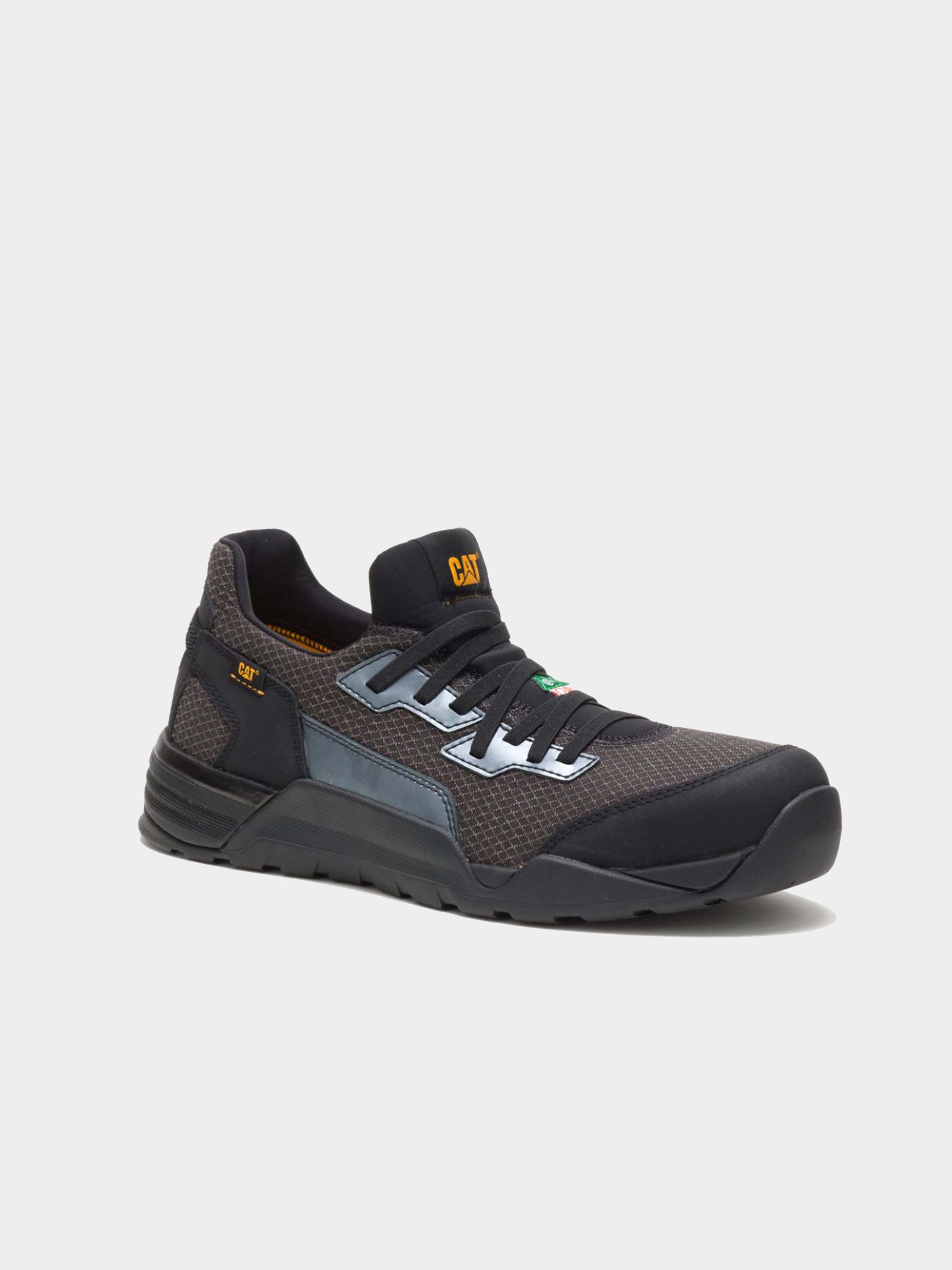 Caterpillar Men's Sprint Textile Alloy Toe CSA Work Shoe #color_Black