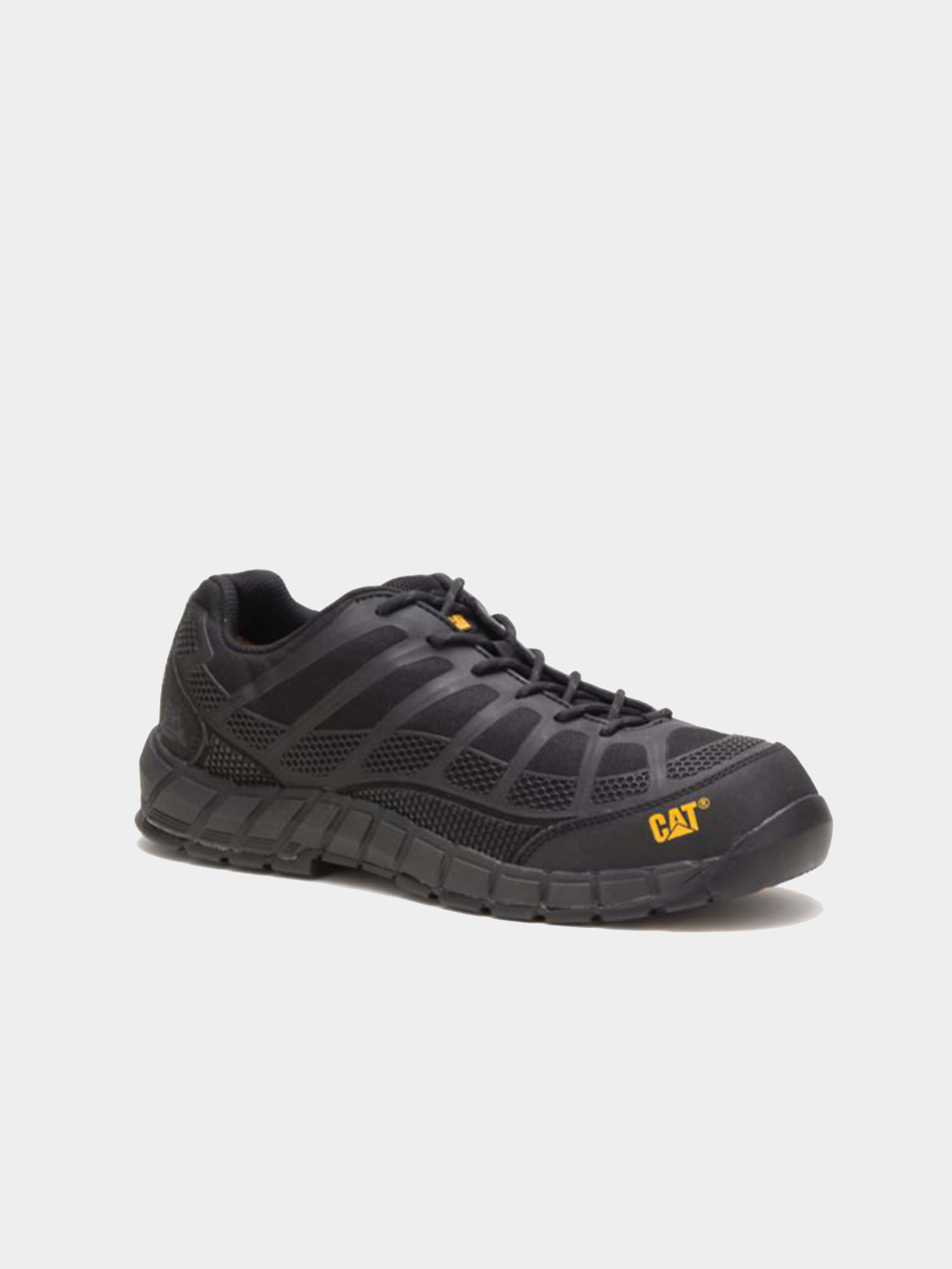 Caterpillar Men's Streamline Composite Toe Work Shoe #color_Black