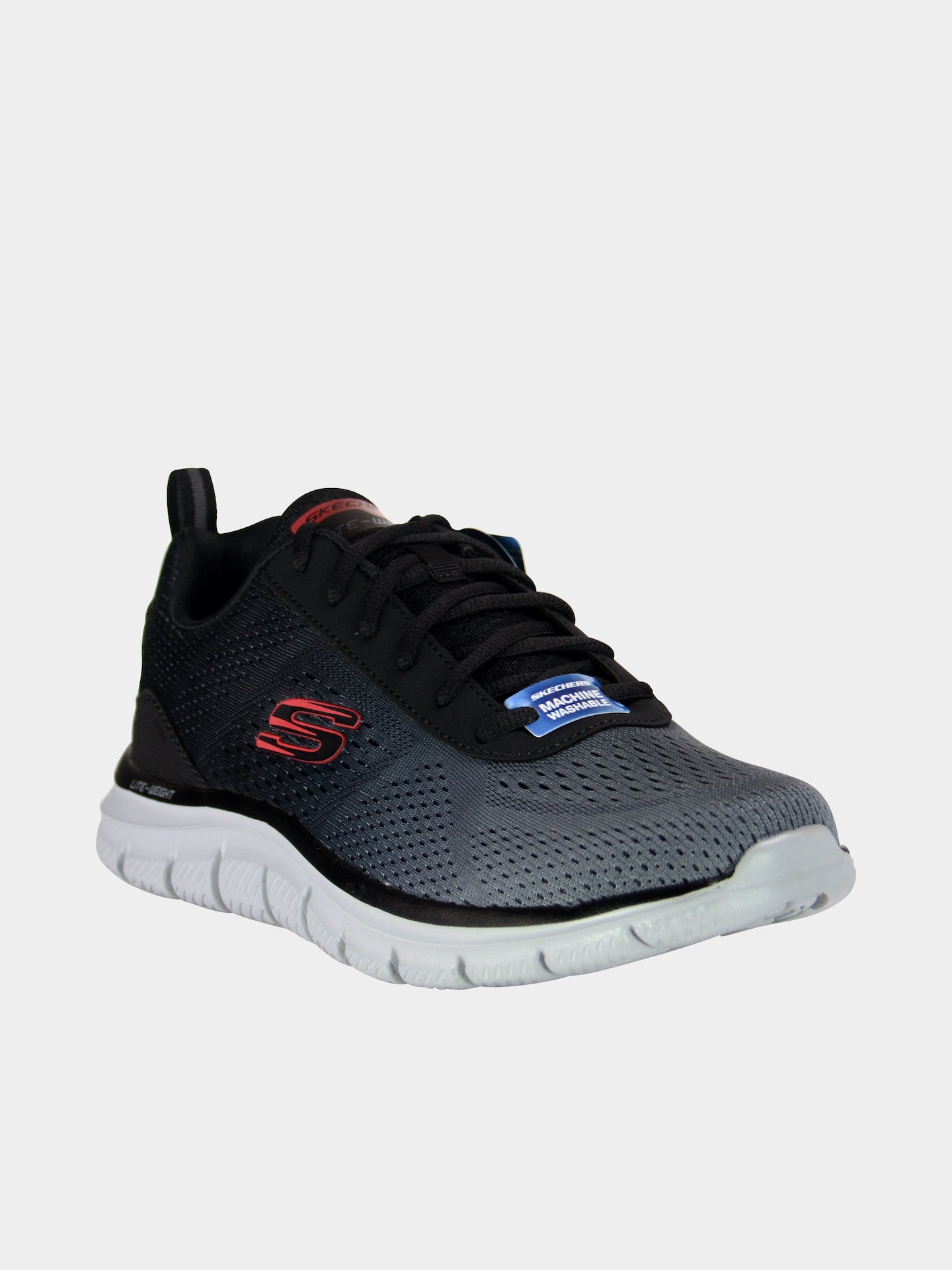 Skechers Men's Track - Ripkent Trainers #color_Black