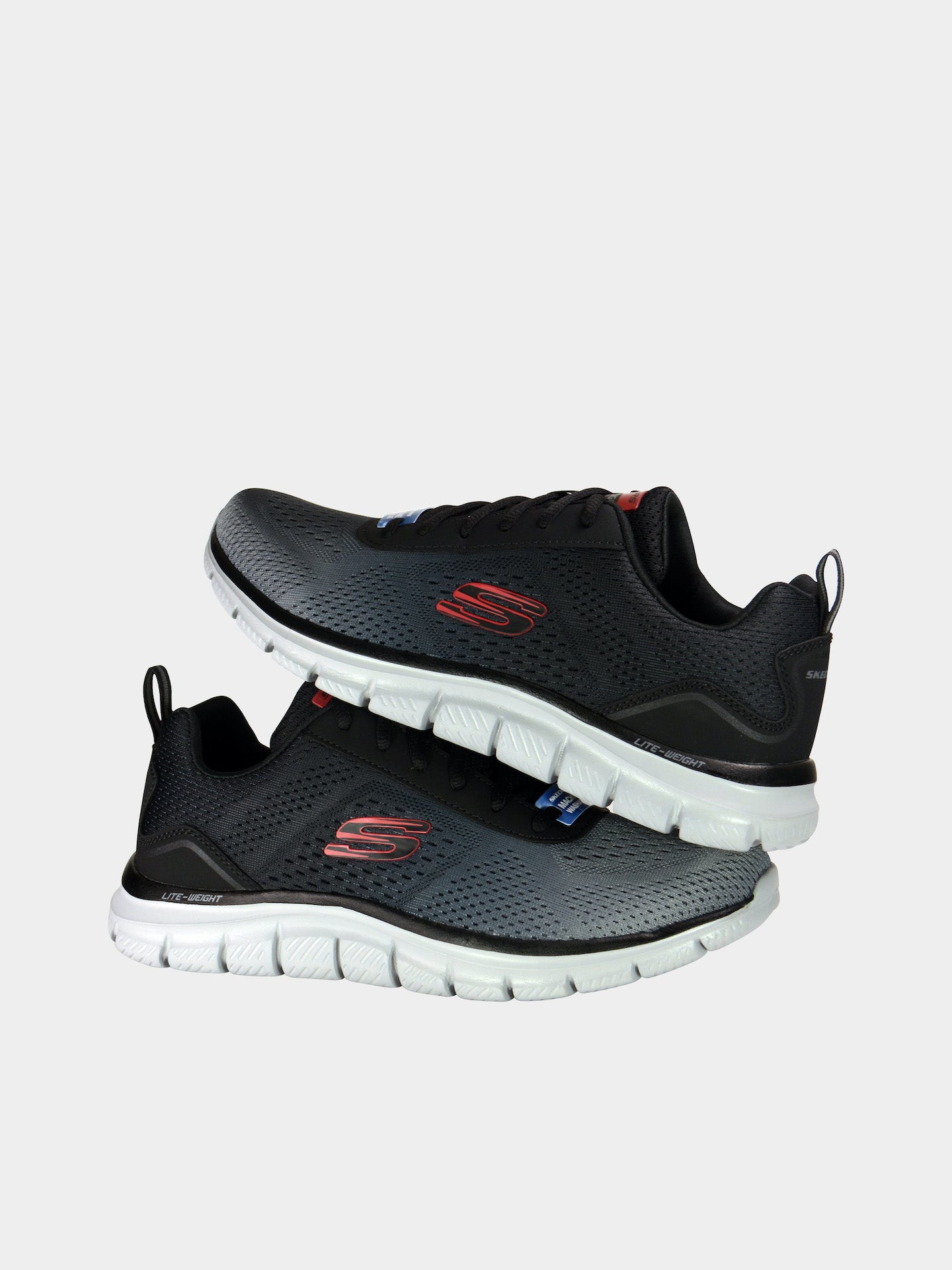 Skechers Men's Track - Ripkent Trainers #color_Black