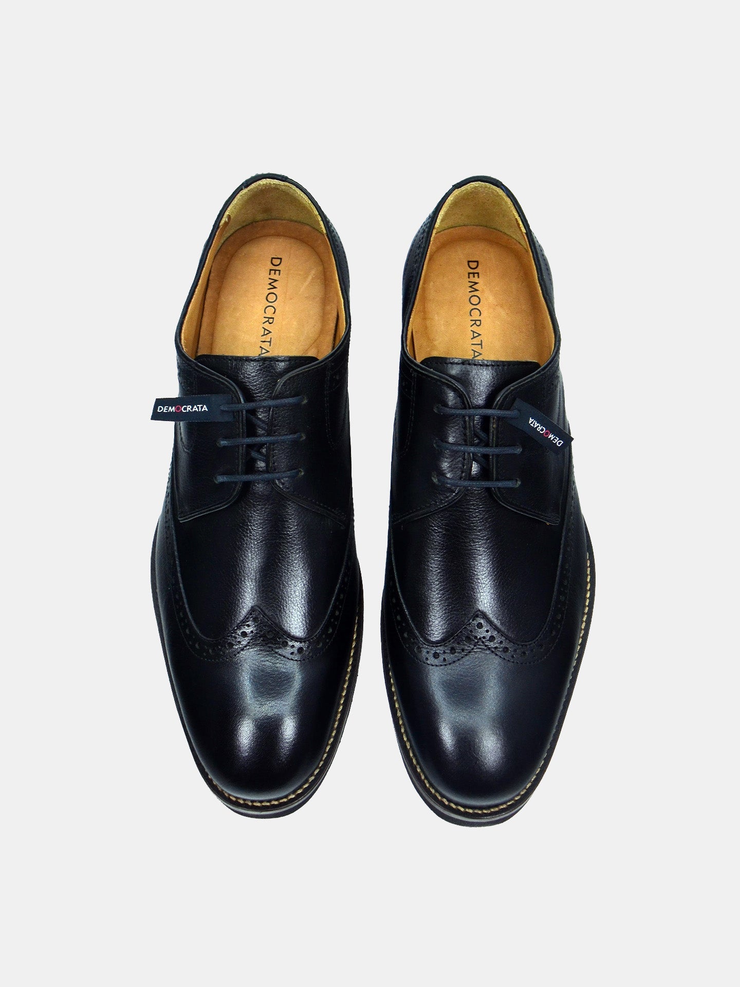 Democrata Men's Metropolitan Roy Light Formal Shoes #color_Black