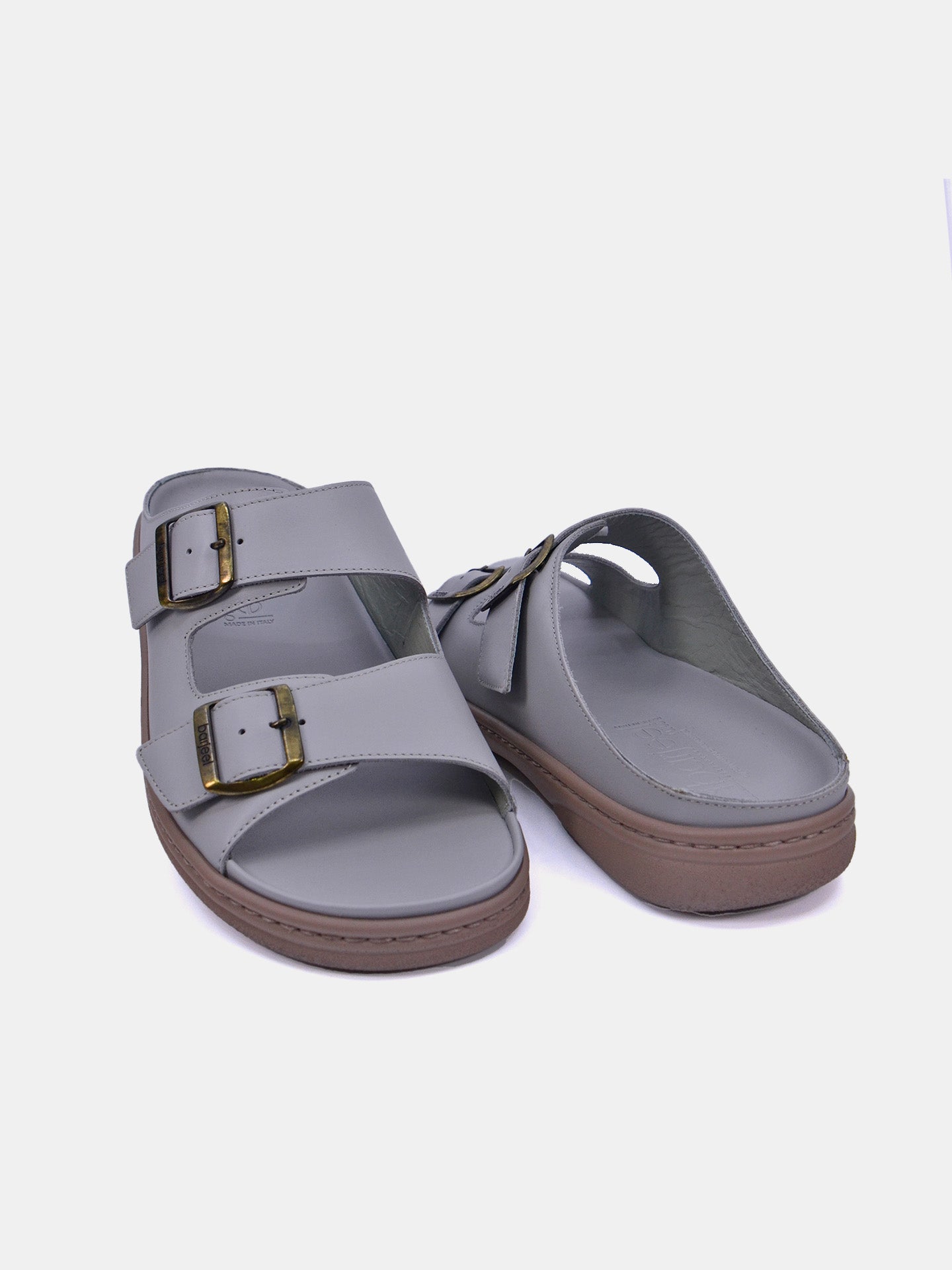 Barjeel Uno 23810 Men's Arabic Sandals #color_Gray