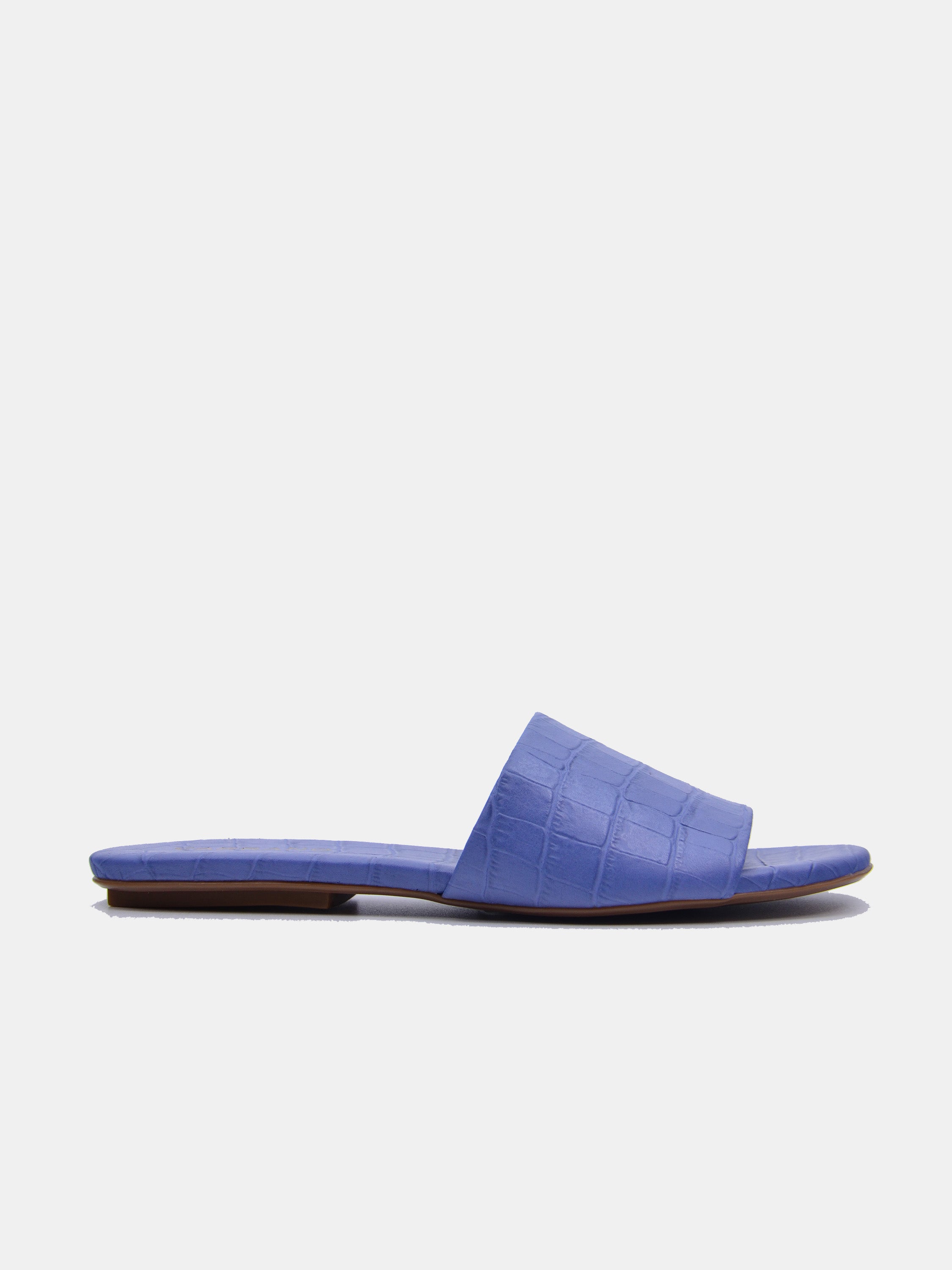 Carrano Women's Flat Slide Bold Sandals #color_Blue