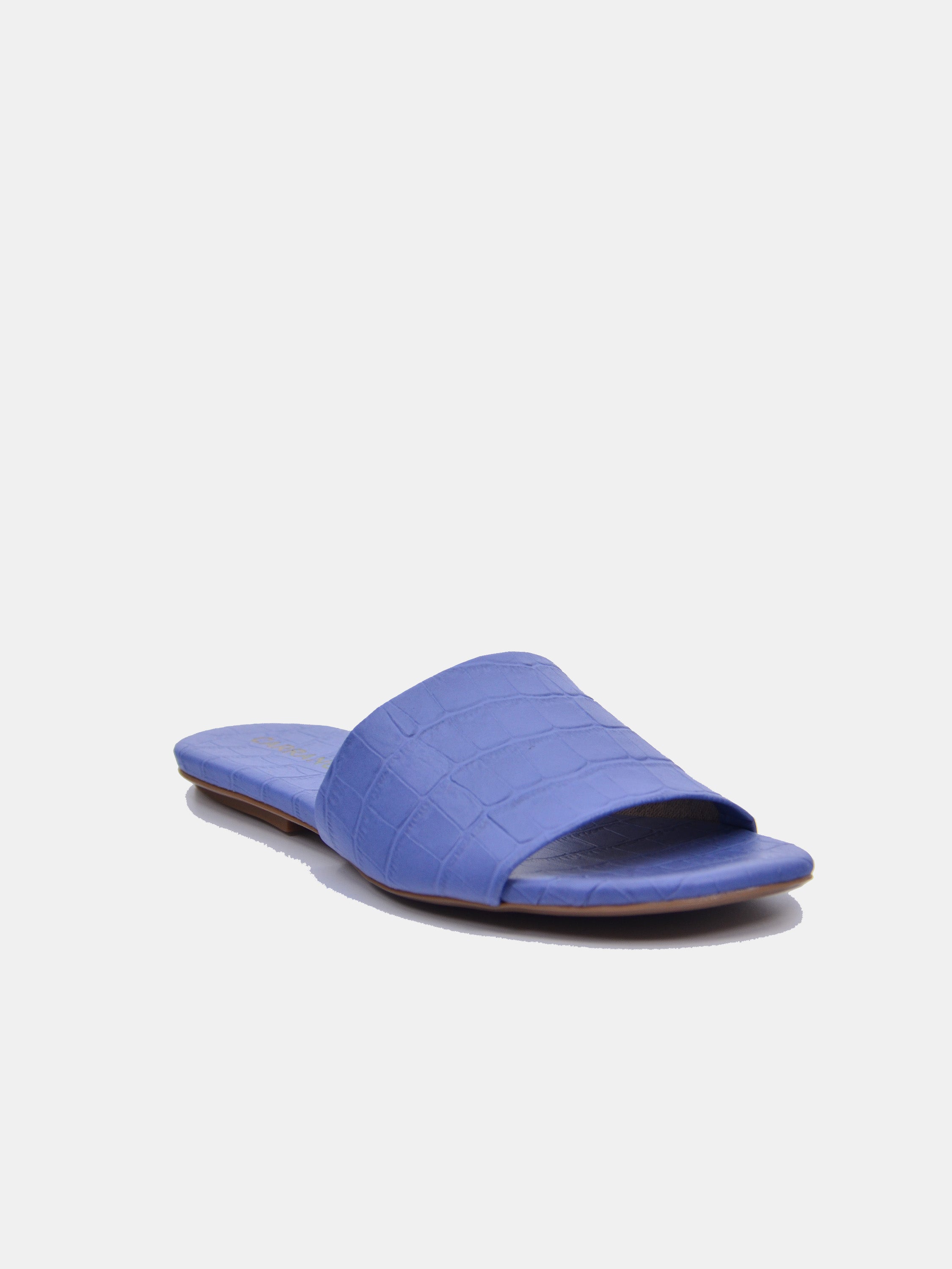 Carrano Women's Flat Slide Bold Sandals #color_Blue