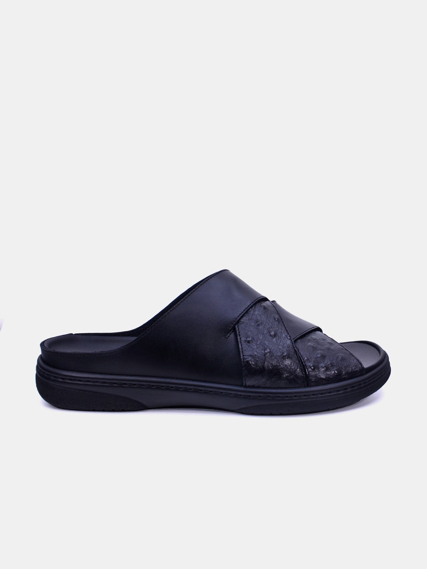 Barjeel Uno 2339 Men's Arabic Sandals #color_Black