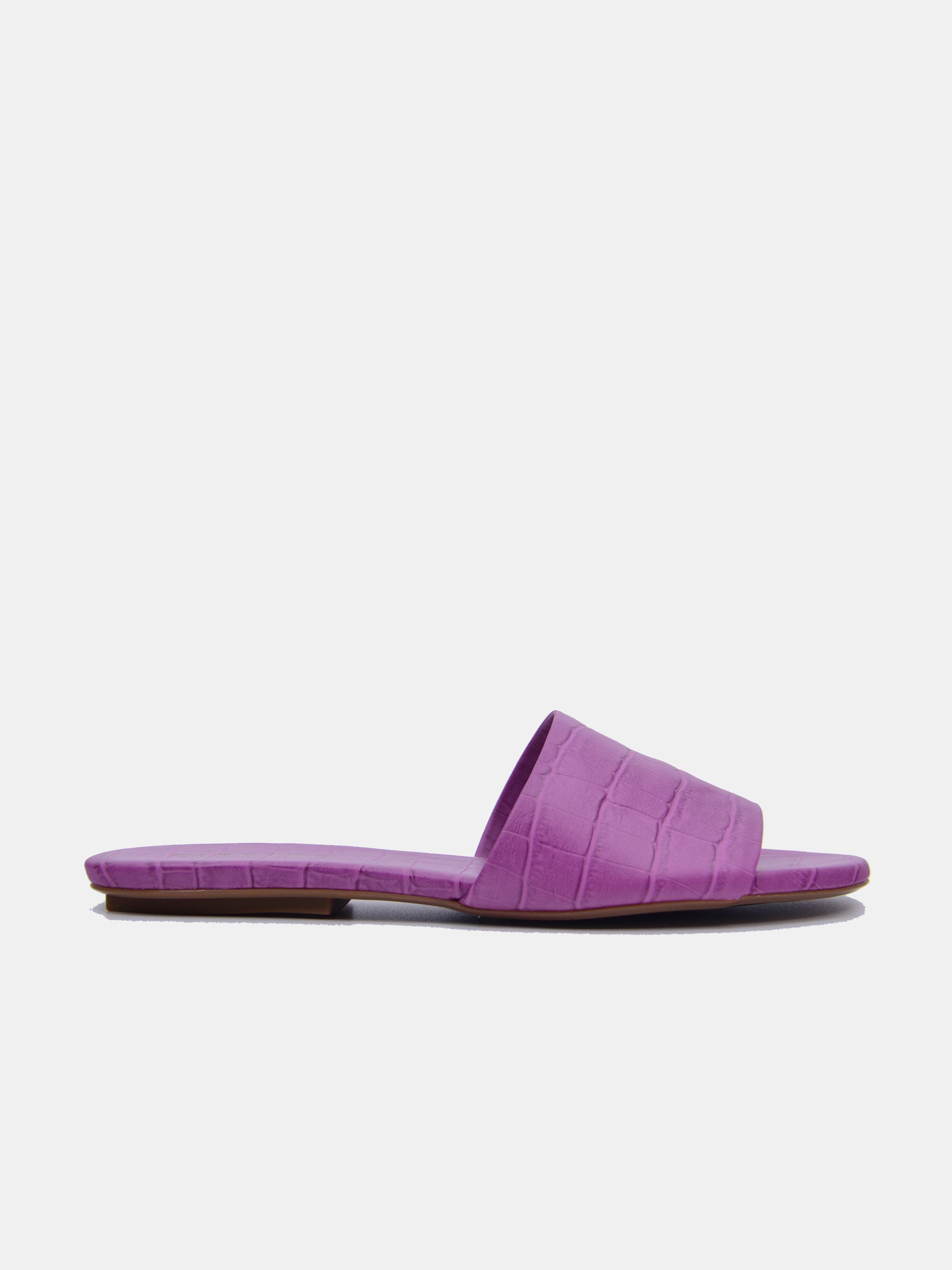Carrano Women's Flat Slide Bold Sandals #color_Purple