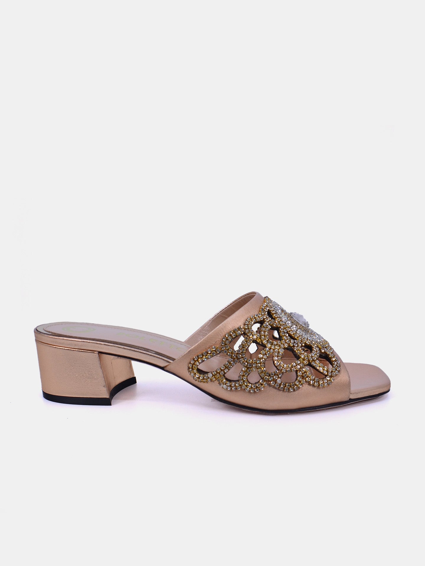 Poletto 54412 Women's Heeled Sandals #color_Brown