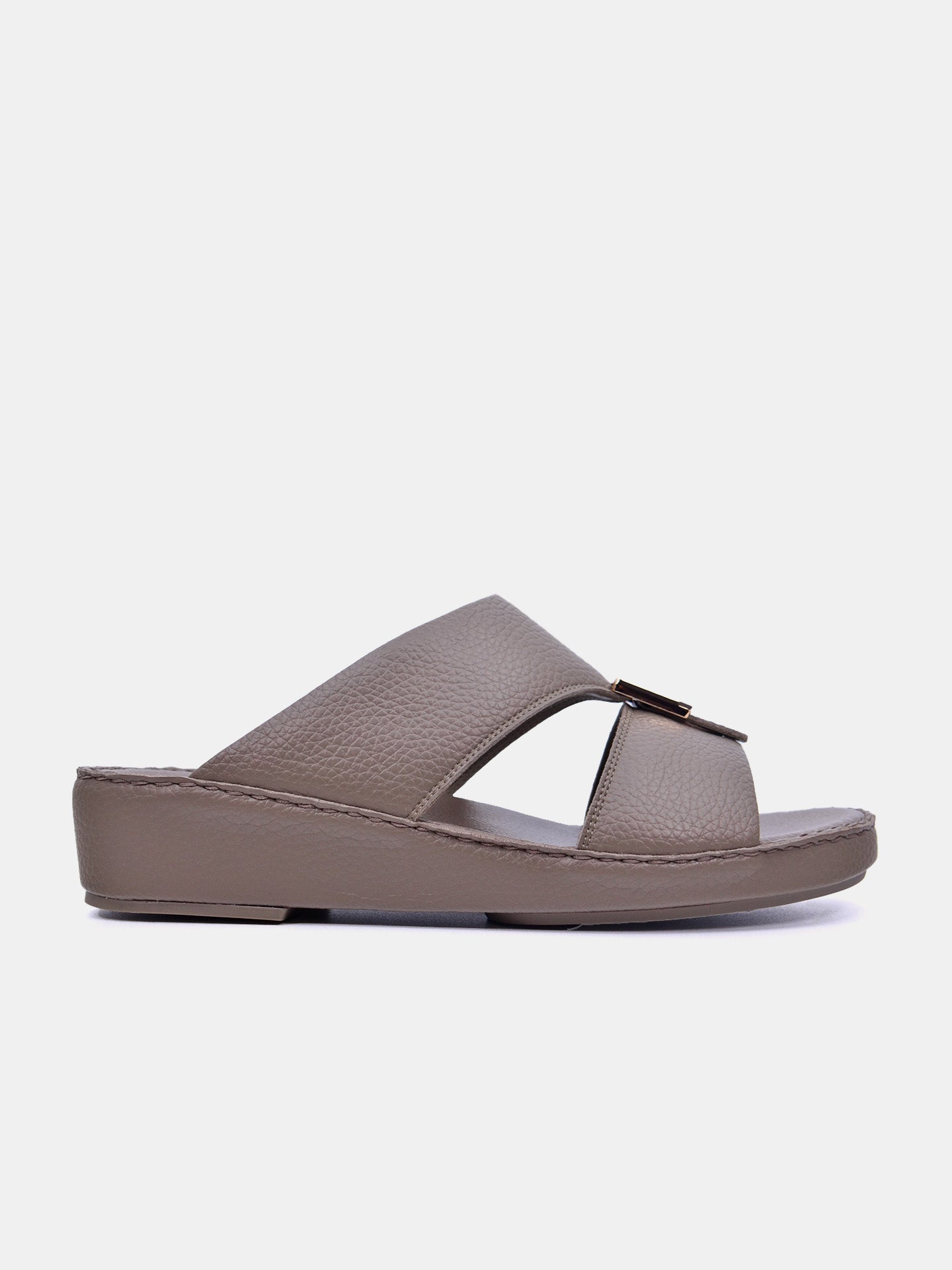 Barjeel Uno V-133 Men's Arabic Sandals #color_Gray