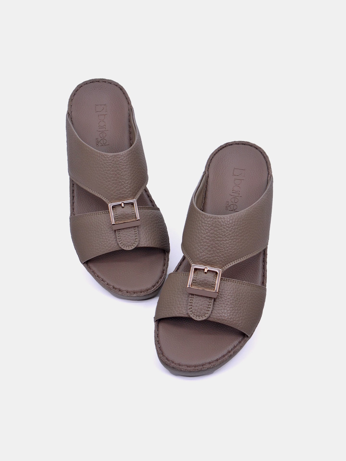 Barjeel Uno V-133 Men's Arabic Sandals #color_Gray