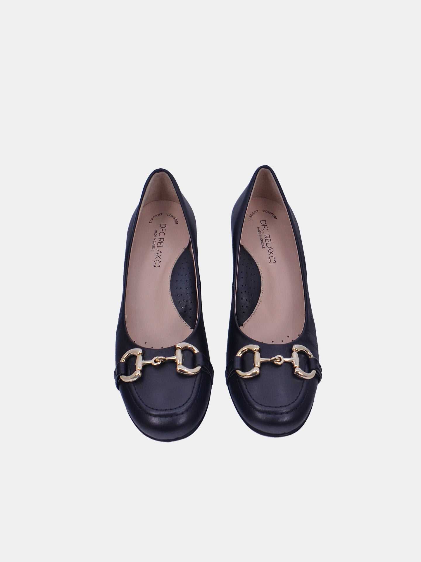 DFC Relax H-61003 Women's Heeled Shoes #color_Black